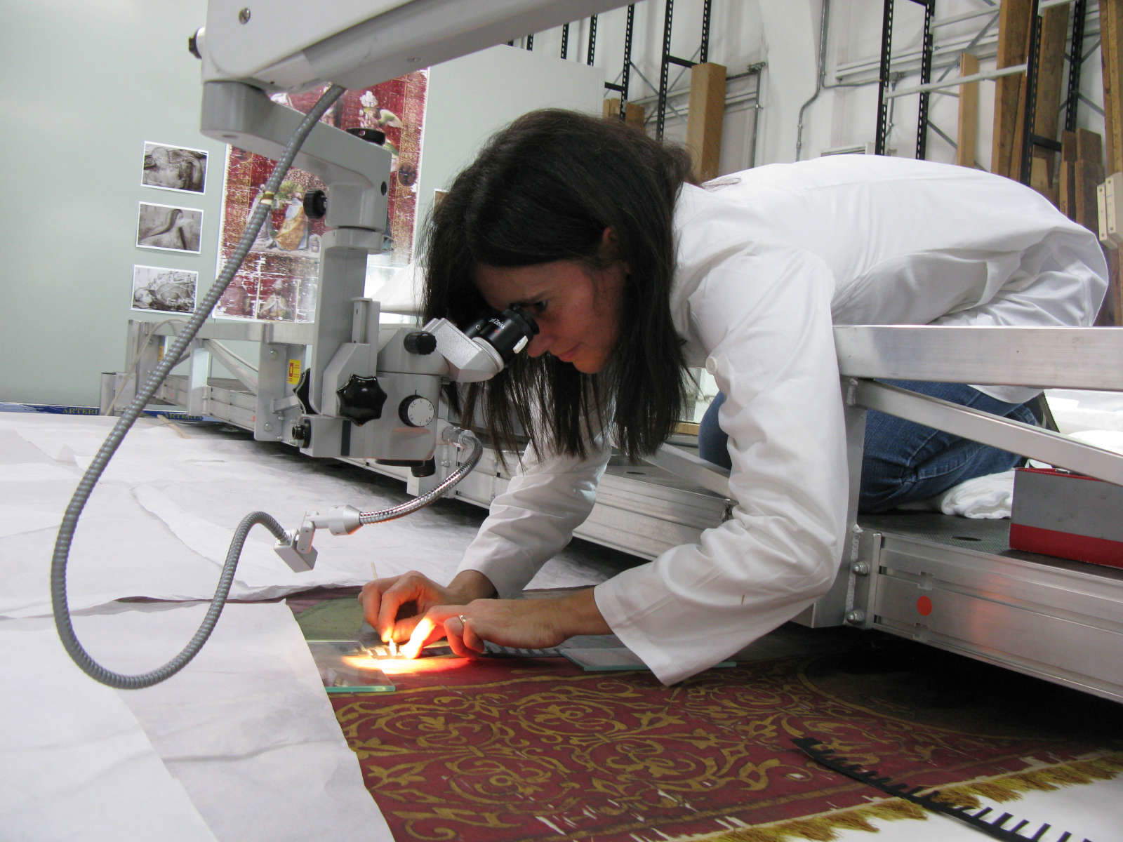 Test de nettoyage de pellicule picturale