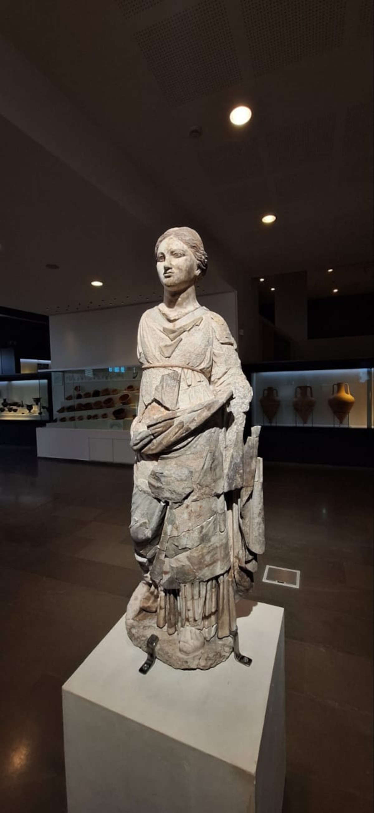 The female statue