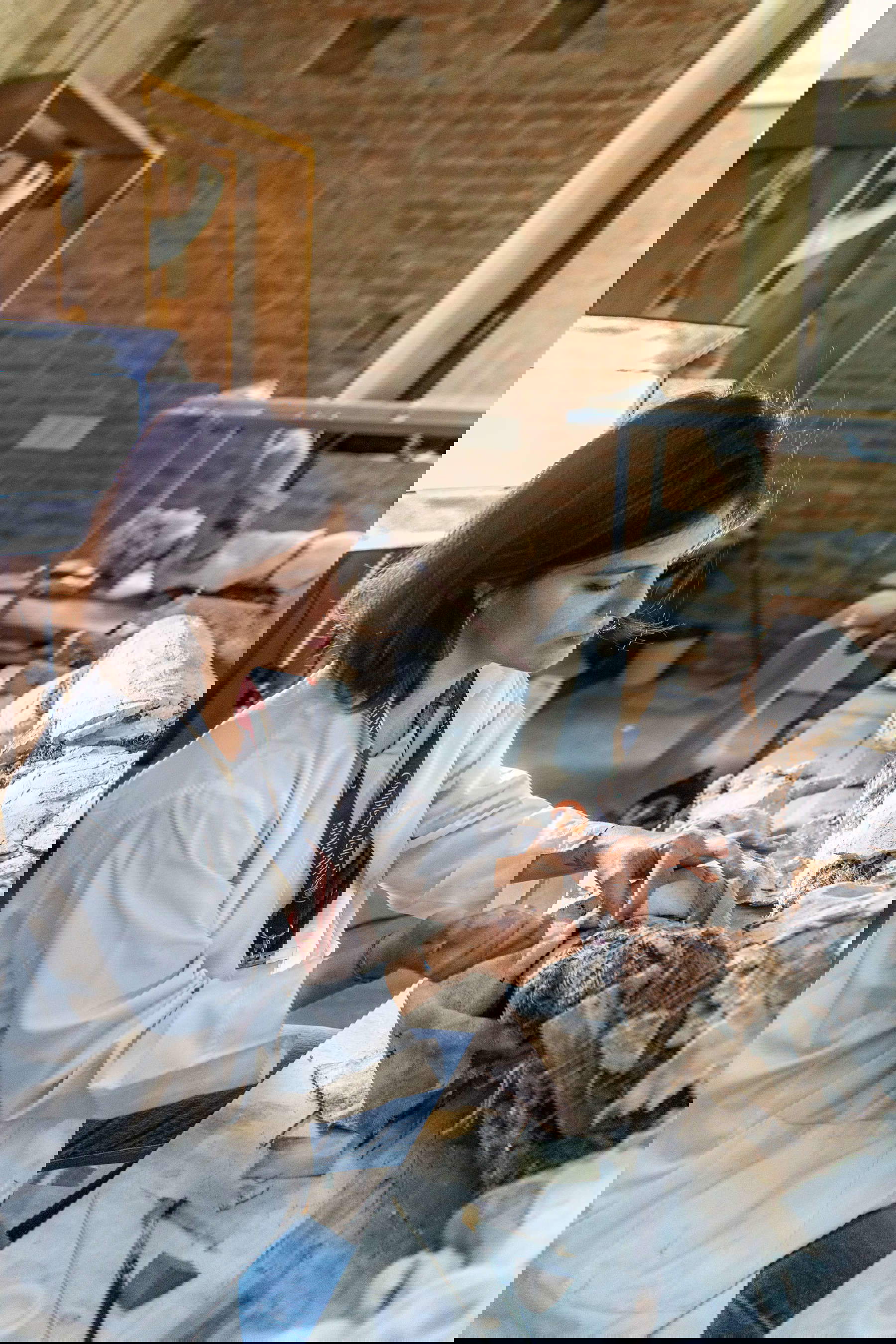 La restauration des six sculptures du Teatro Farnese, Parme, Complesso monumentale della Pilotta &copy; Cristina Urecheanu