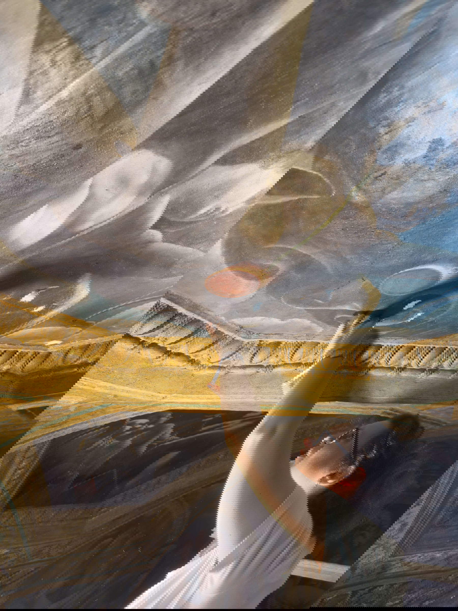 Dettaglio del semi-ottagono, soffitto della Camera di Amore e Psiche, Giulio Romano, Palazzo Te: consolidamento della pellicola pittorica © Fondazione Palazzo Te Dettaglio del semi-ottagono, soffitto della Camera di Amore e Psiche, Giulio Romano, Palazzo Te: consolidamento della pellicola pittorica © Fondazione Palazzo Te