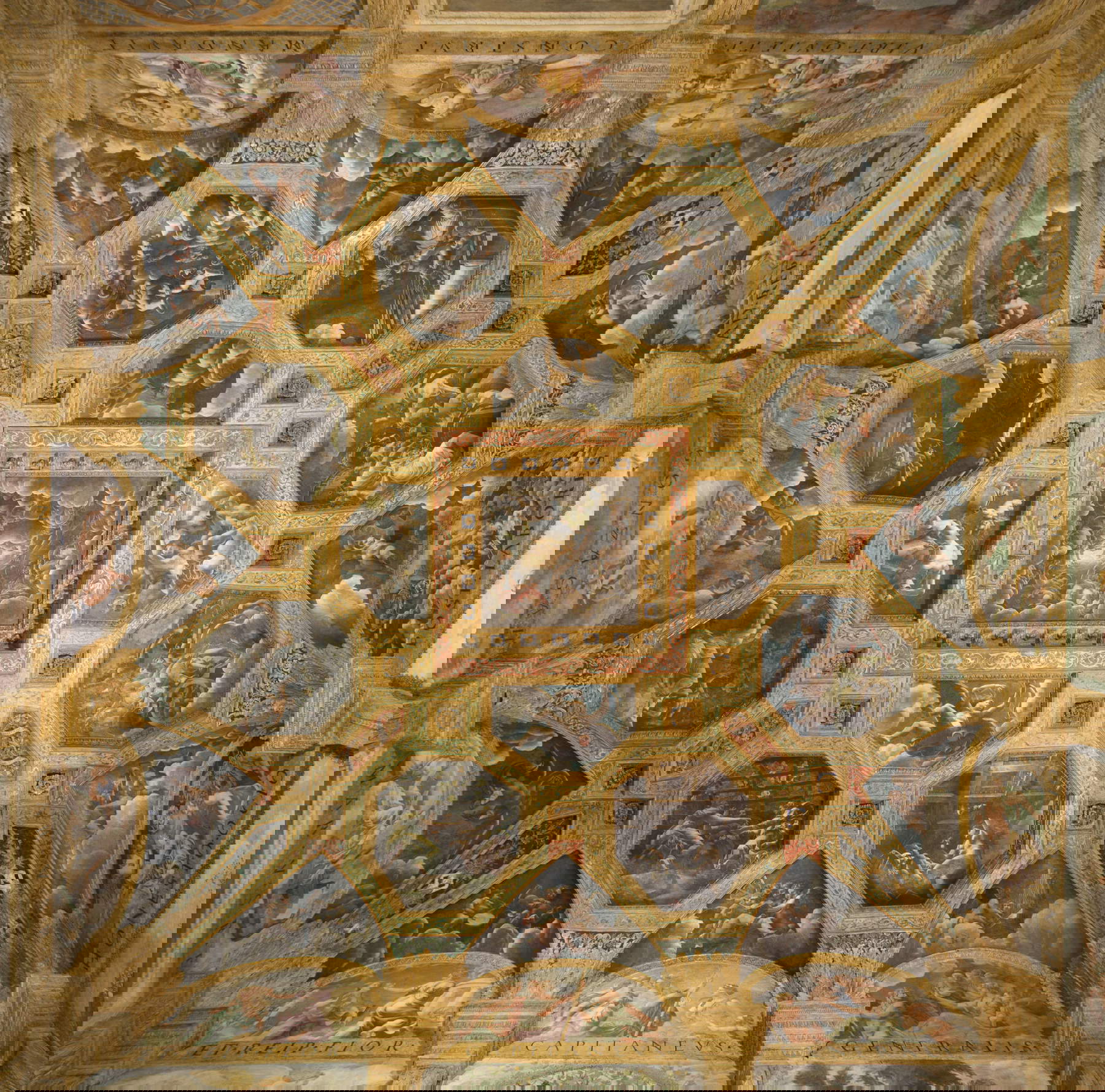 Giulio Romano e allievi Camera di Amore e Psiche (1527; olio su intonaco su supporto ligneo; Mantova, Palazzo Te). Foto: Gianmaria Pontiroli © Fondazione Palazzo Te Giulio Romano e allievi Camera di Amore e Psiche (1527; olio su intonaco su supporto ligneo; Mantova, Palazzo Te). Foto: Gianmaria Pontiroli © Fondazione Palazzo Te