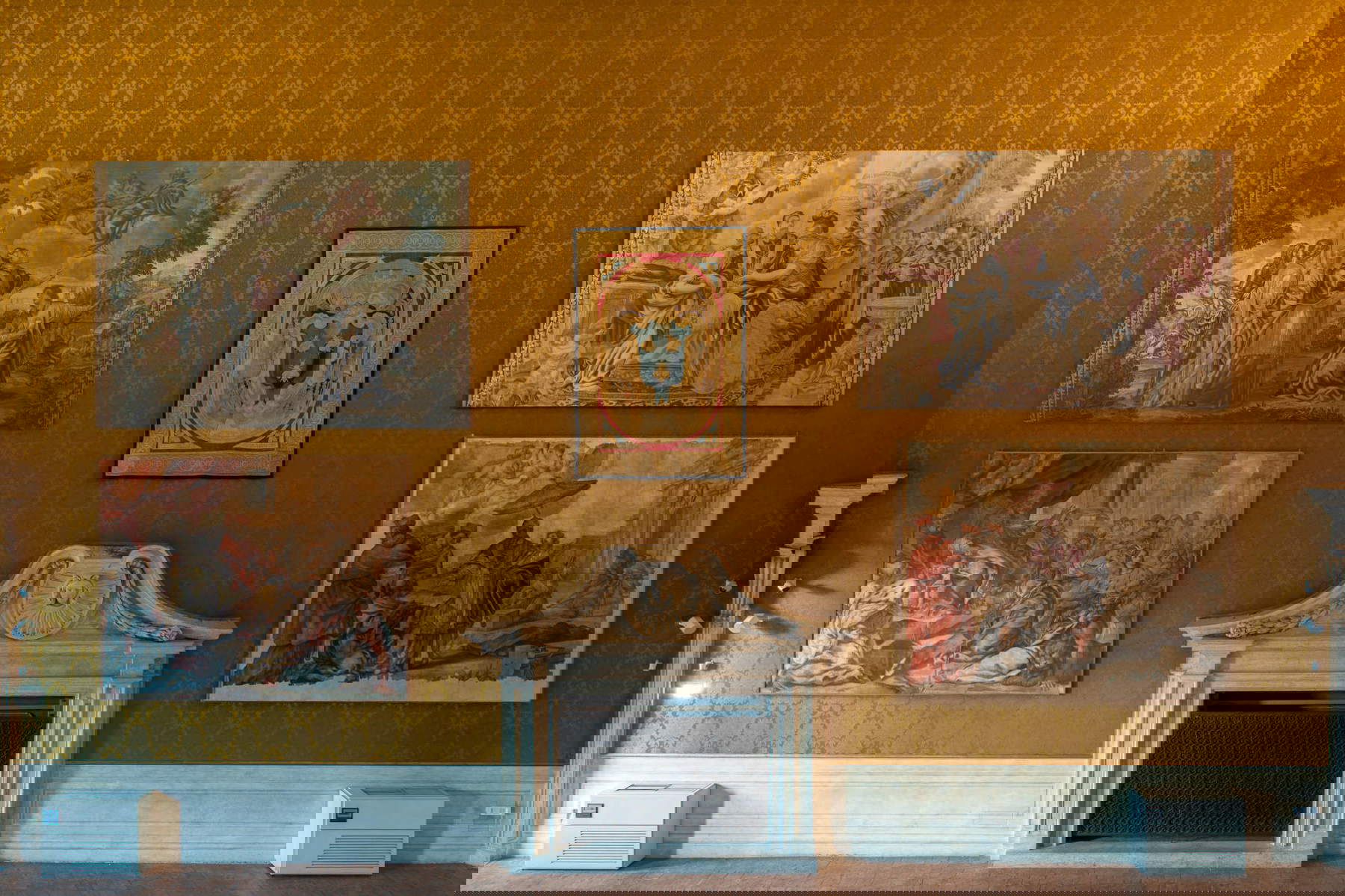 Il riallestimento del Salone Pietro da Cortona a Palazzo Barberini. Foto: Alberto Novelli e Alessio Panunzi