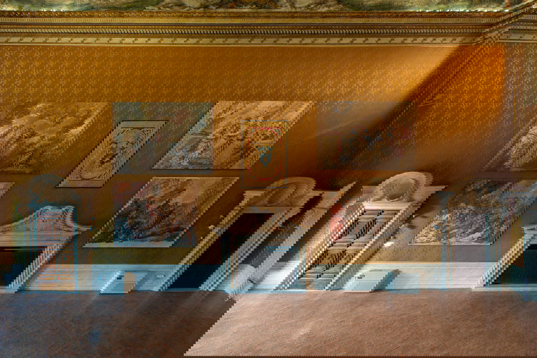 Il riallestimento del Salone Pietro da Cortona a Palazzo Barberini. Foto: Alberto Novelli e Alessio Panunzi