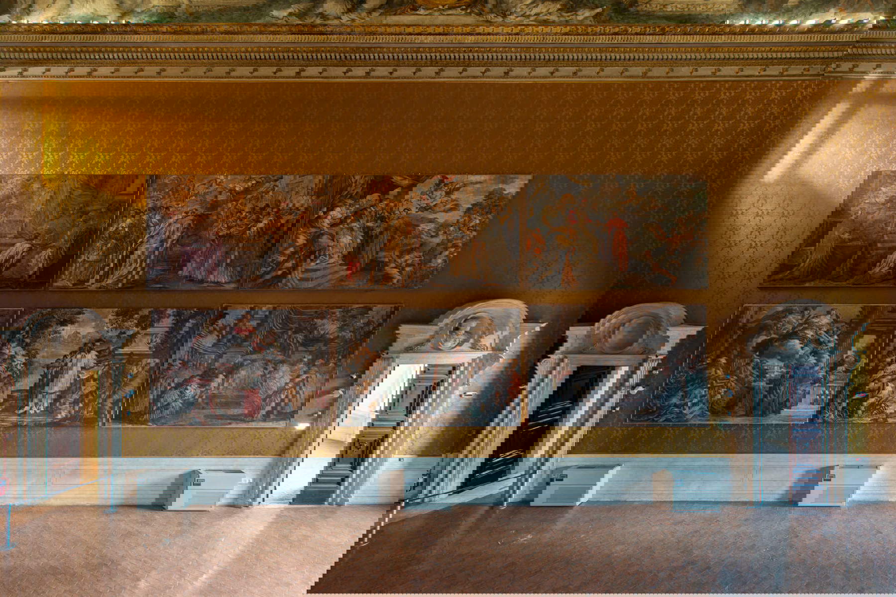 Il riallestimento del Salone Pietro da Cortona a Palazzo Barberini. Foto: Alberto Novelli e Alessio Panunzi