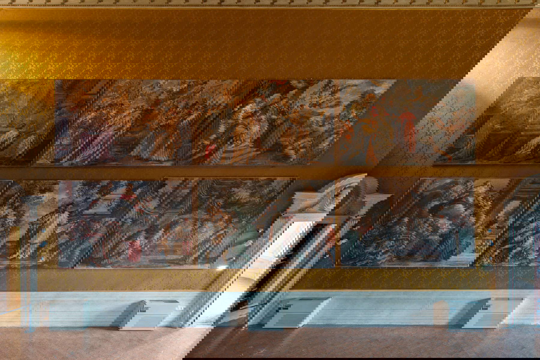 Il riallestimento del Salone Pietro da Cortona a Palazzo Barberini. Foto: Alberto Novelli e Alessio Panunzi