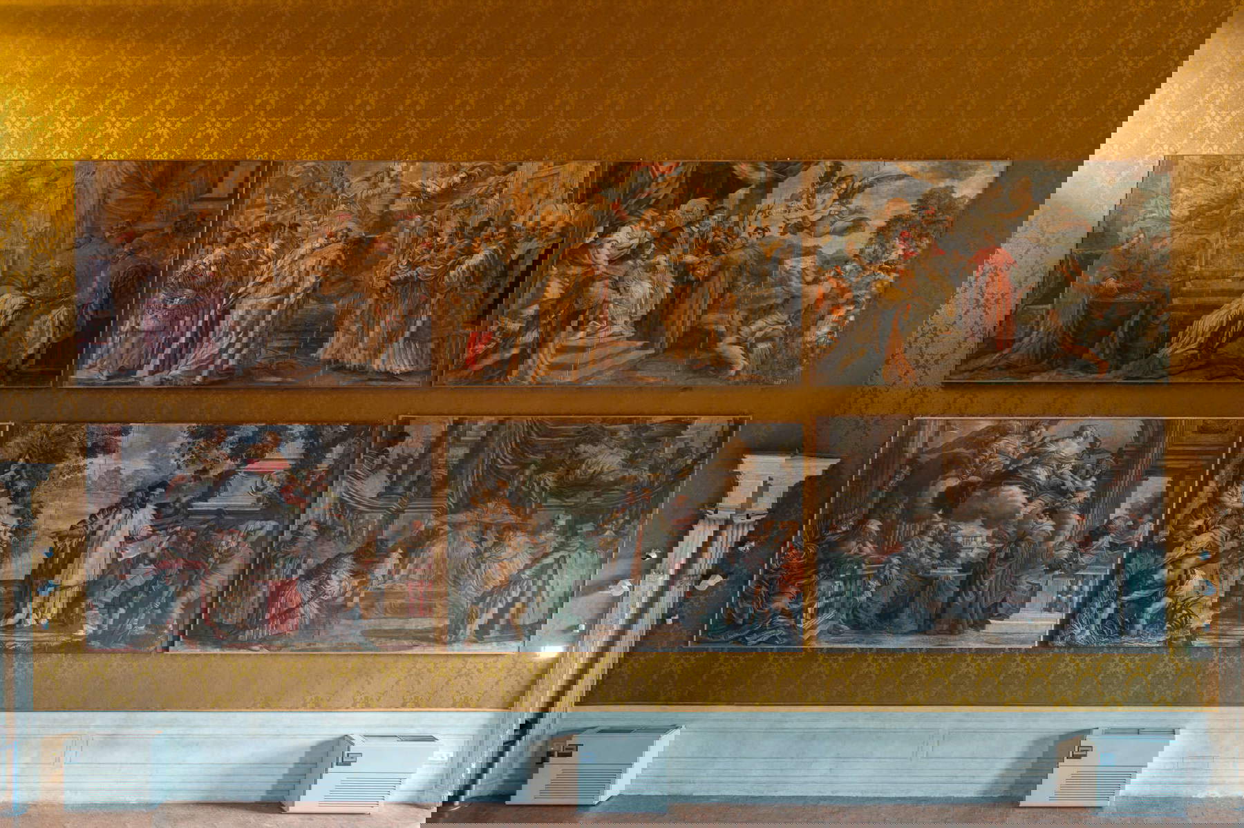 Il riallestimento del Salone Pietro da Cortona a Palazzo Barberini. Foto: Alberto Novelli e Alessio Panunzi