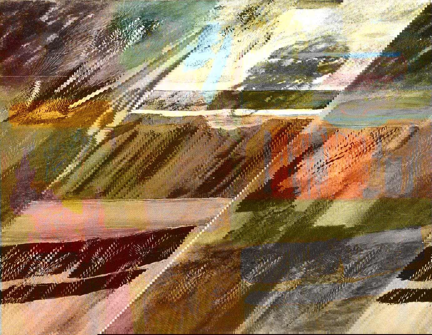 Riccardo Licata, Pittura n&deg; 1 (1958; olio su tela, 114 x 146 cm)