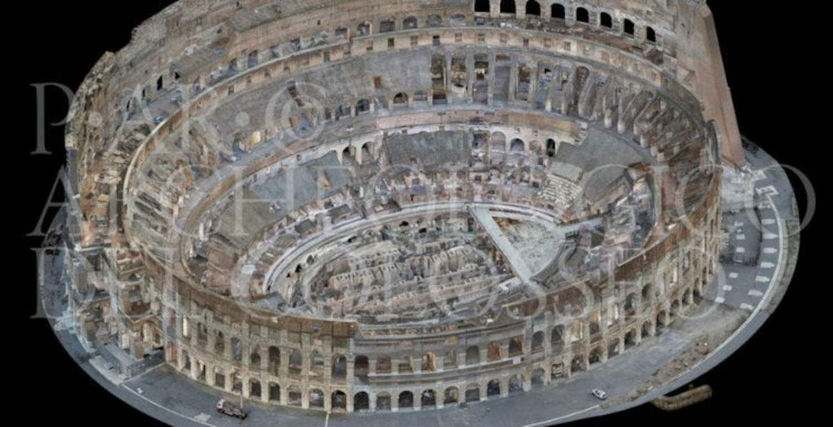 Das Kolosseum in 3D: erste integrierte digitale Vermessung des Monuments abgeschlossen