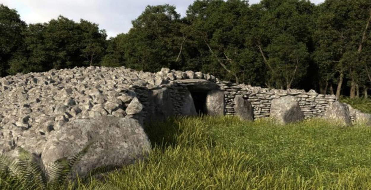 Une nouvelle visualisation en 3D donne vie à l'ancien cairn néolithique de Boreland, en Écosse.
