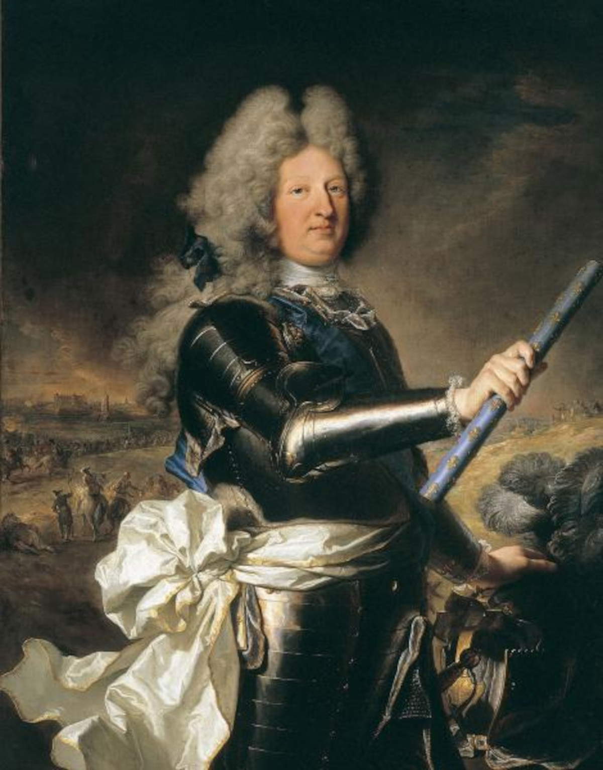 Hyacinthe Rigaud, Portrait of Louis of France (1661-1711), known as the Grand Dauphin (1708; oil on canvas; Patrimonio Nacional, Colecciones Reales, Royal Palace) &copy; Royal Palace of Madrid, Patrimonio Nacional