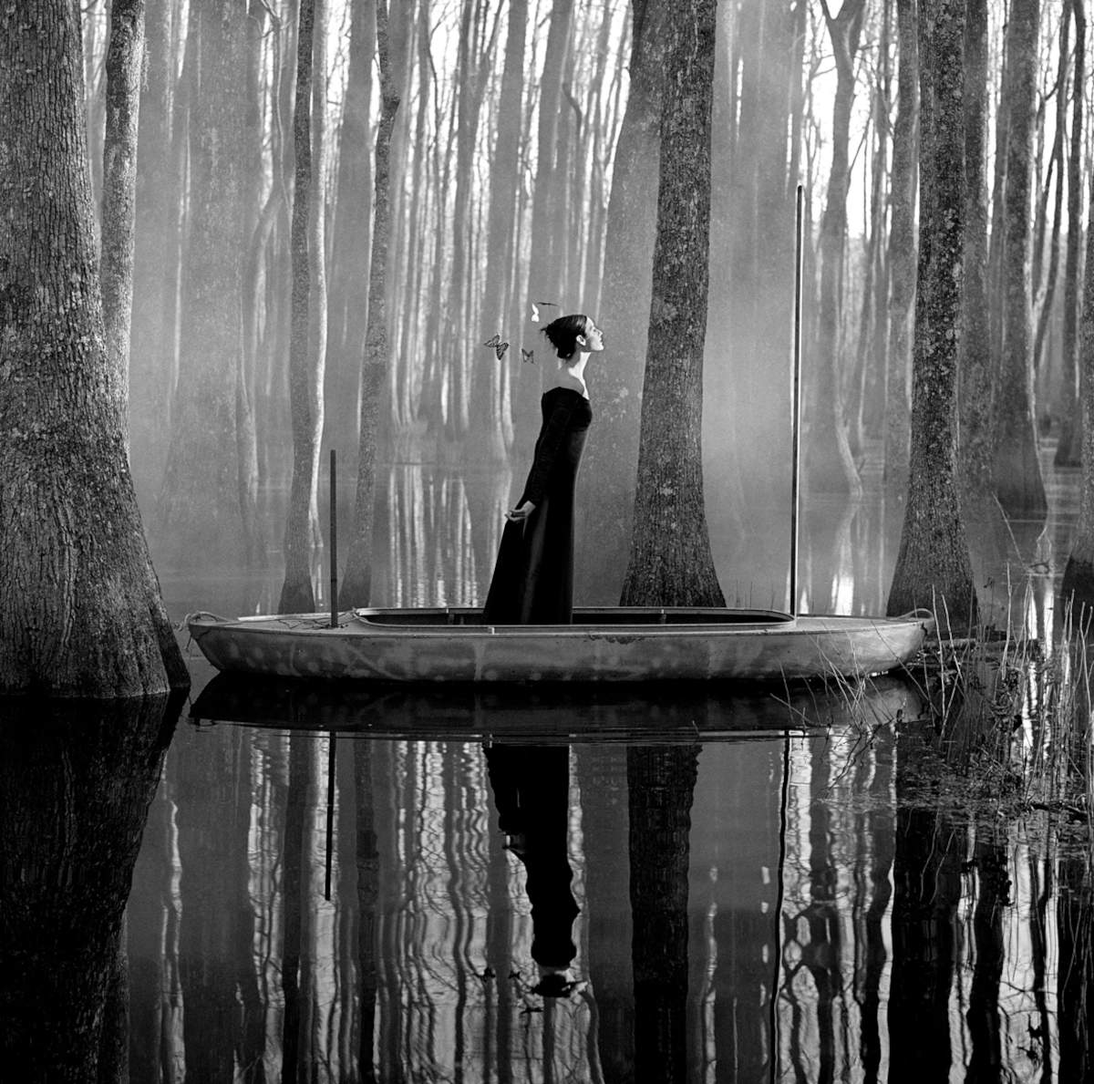 Danielle in Boat, Beaufort, South Carolina, 1996 &copy; Rodney Smith