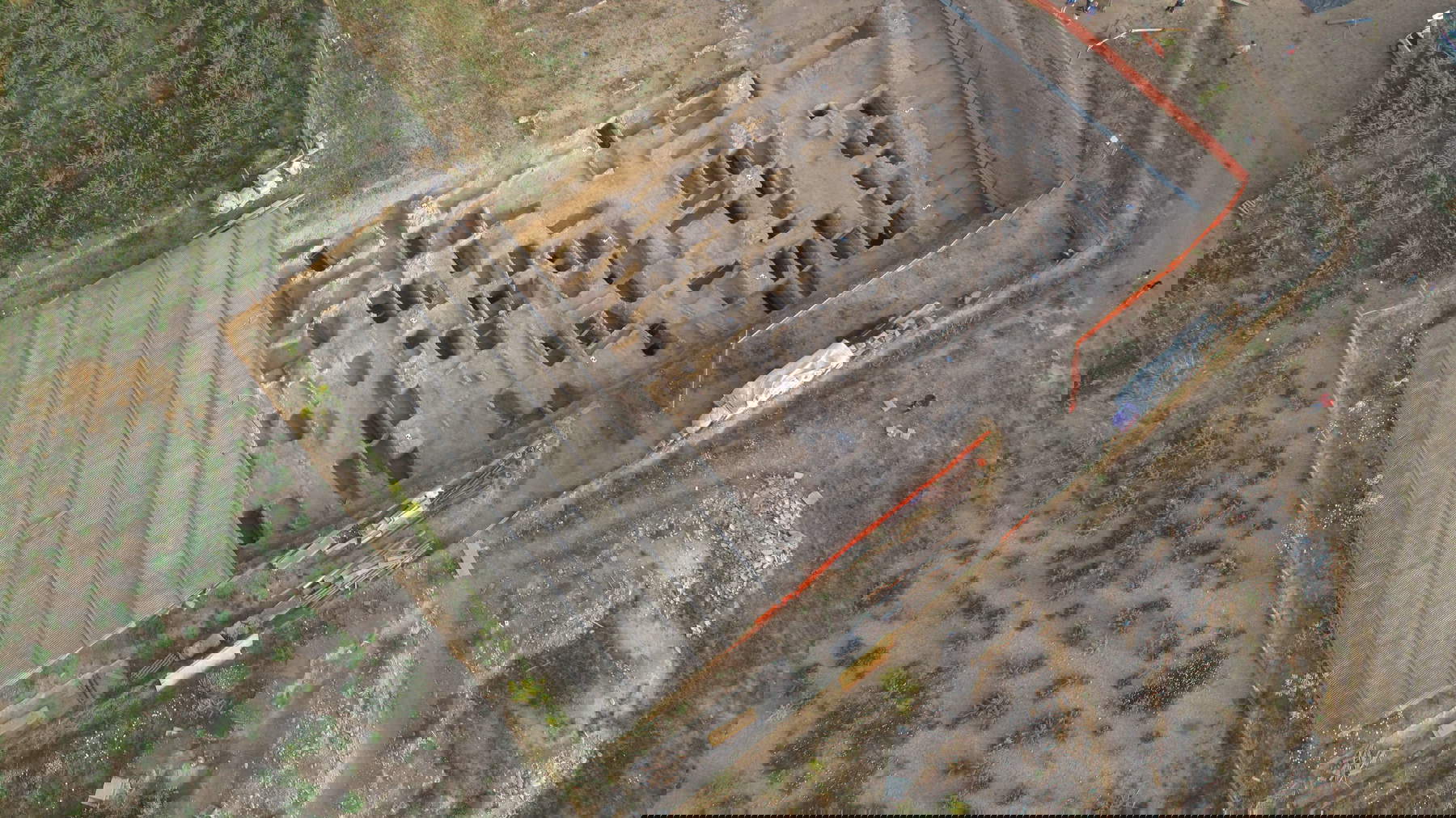 La basílica excavada entre 1993 y 2013. Foto: Lucrezia Spera