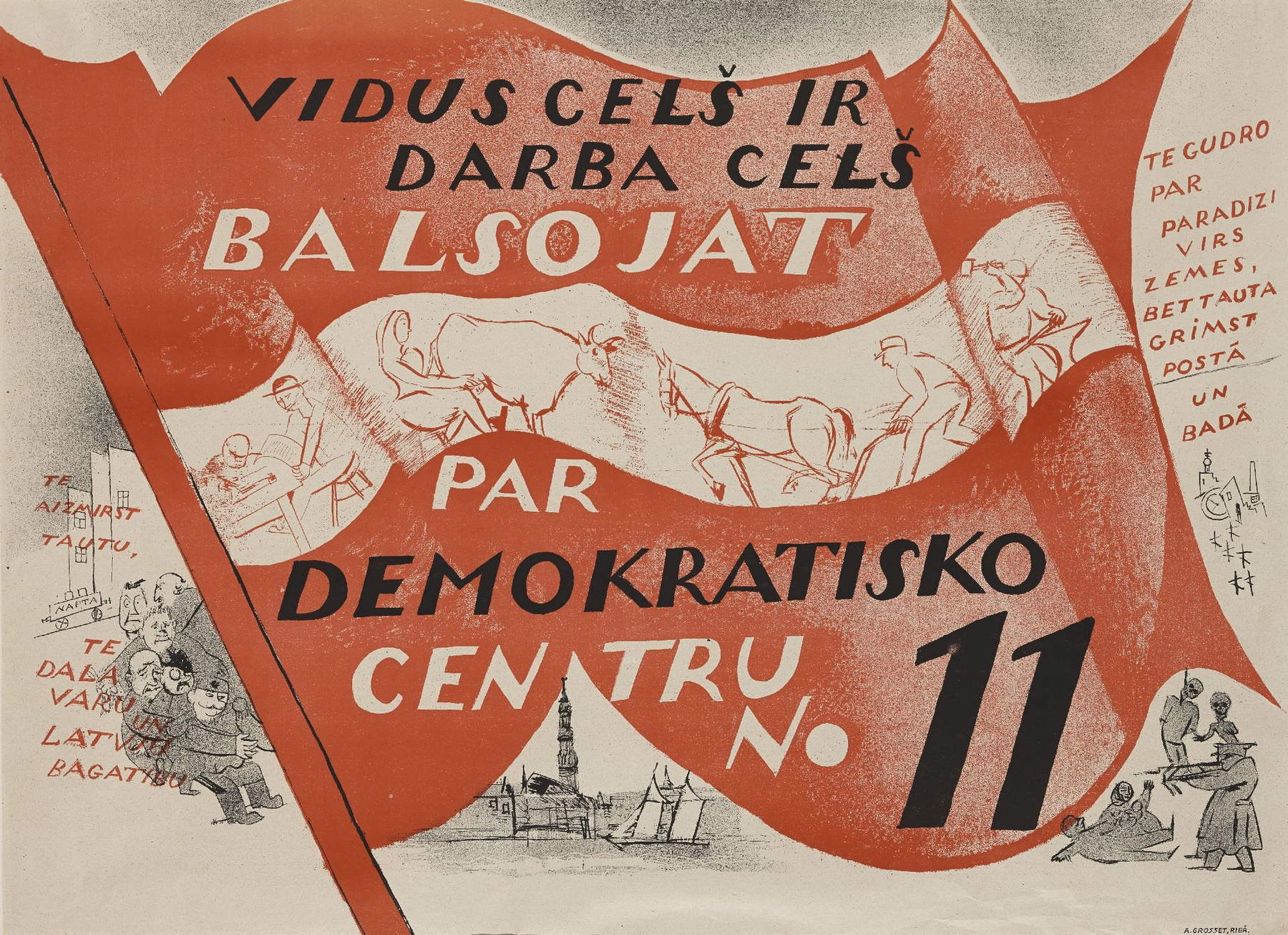 Latvia, land of advertising graphic designers between the avant-garde and Art Deco. An exhibition chronicles them