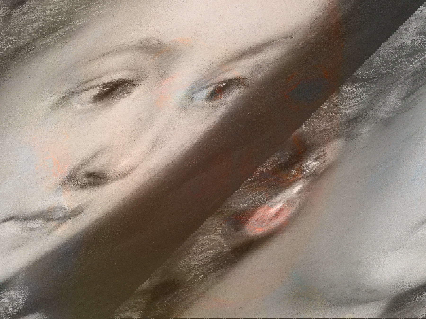 Rosalba Carriera, Portrait of Maria Pisani (detail)