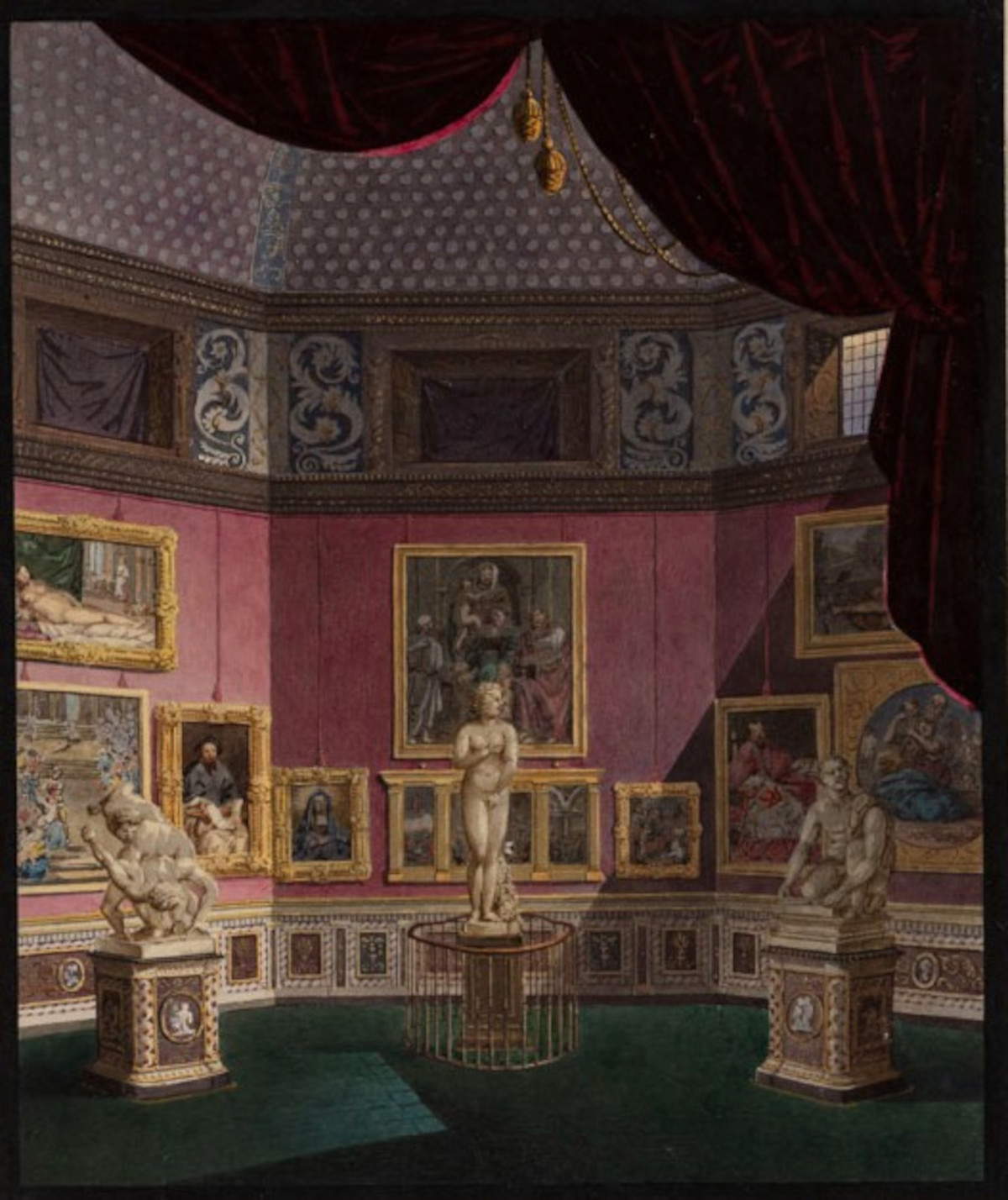 Attribuito a Giuseppe Rossi, La Tribuna degli Uffizi