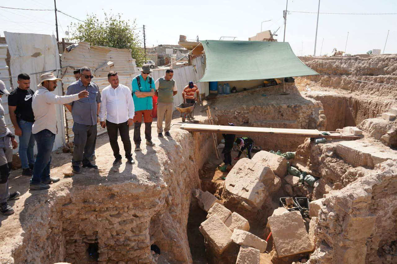 Die Ruinen der Ausgrabungsstätte Tell Nabi Yunus, Irak. Foto: &copy;Ministerium für Kultur, Tourismus und Archäologie des Irak - Fb-Profil