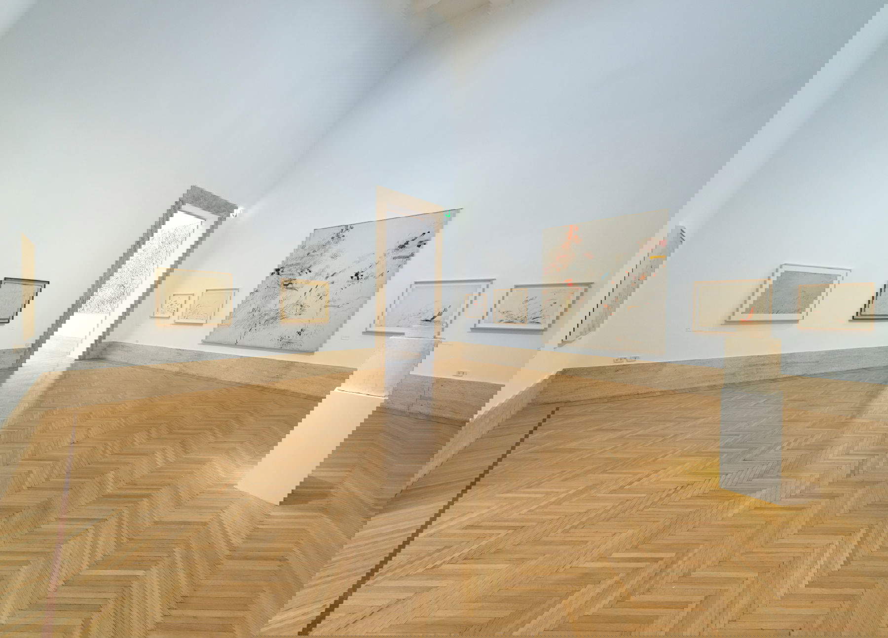 Cy Twombly Hall, installation view (Rome, GNAMC) Photo: Alessandro Vasari