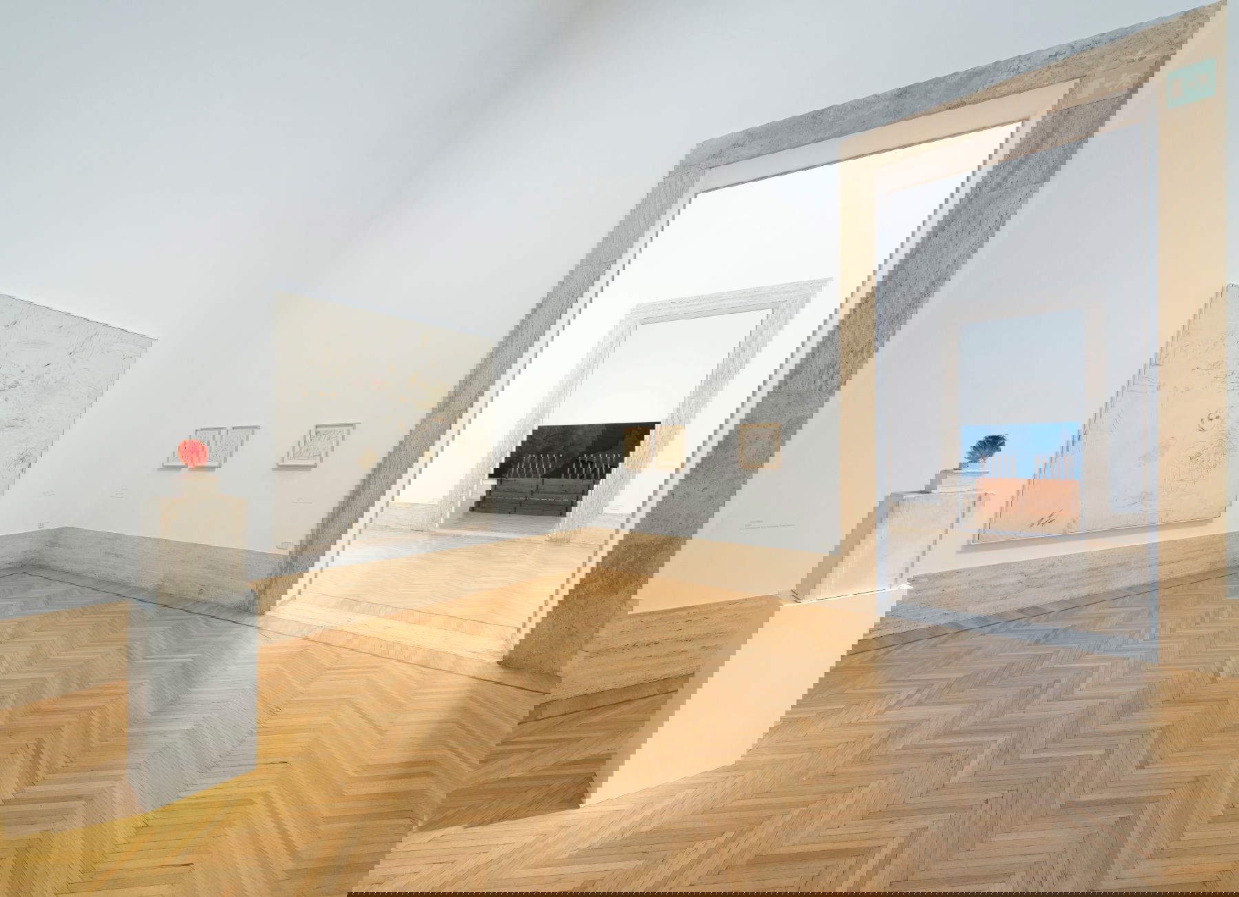 Cy Twombly Hall, installation view (Rome, GNAMC) Photo: Alessandro Vasari