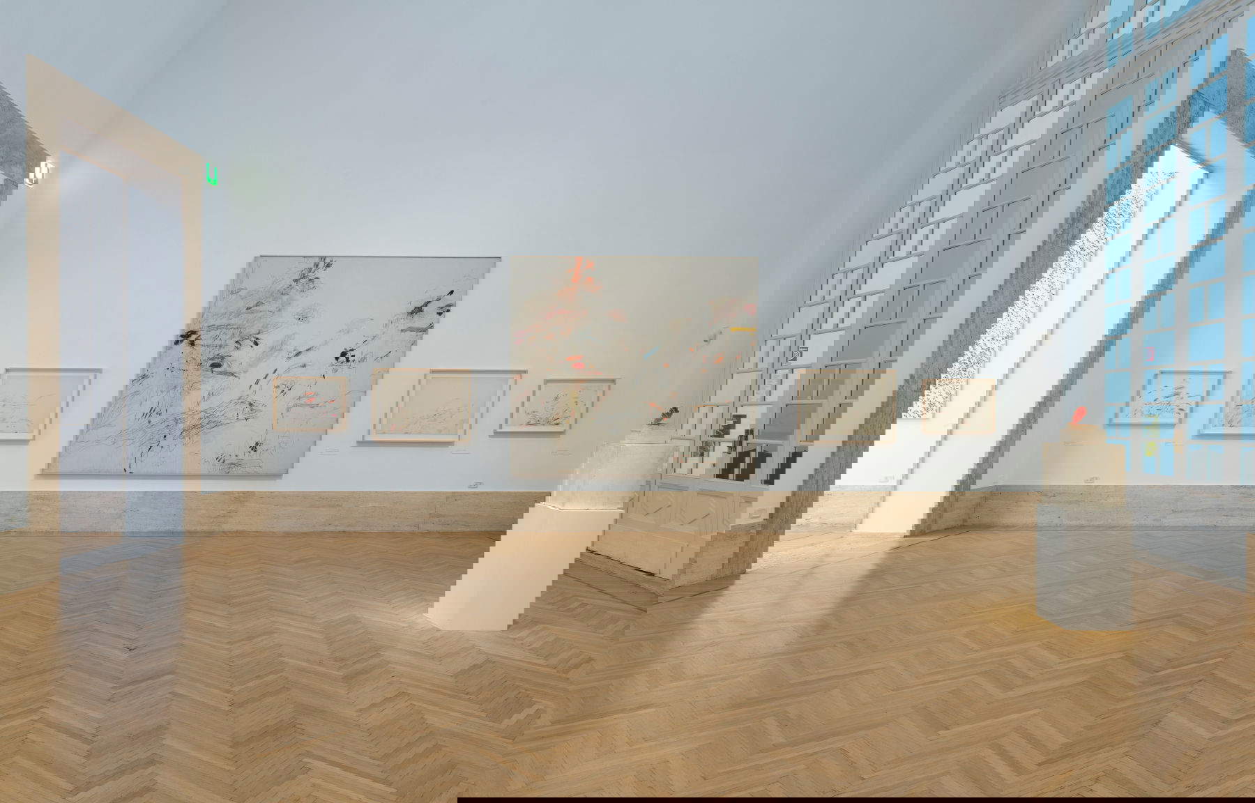 Cy Twombly Hall, installation view (Rome, GNAMC) Photo: Alessandro Vasari