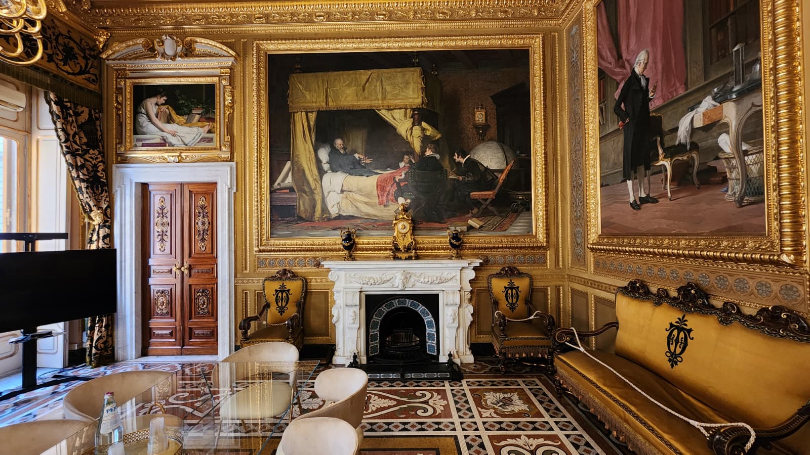 Ein Zimmer im Palazzo Orsini in Genua. Foto: Finestre Sull'Arte Ein Zimmer im Palazzo Orsini in Genua. Foto: Finestre Sull'Arte