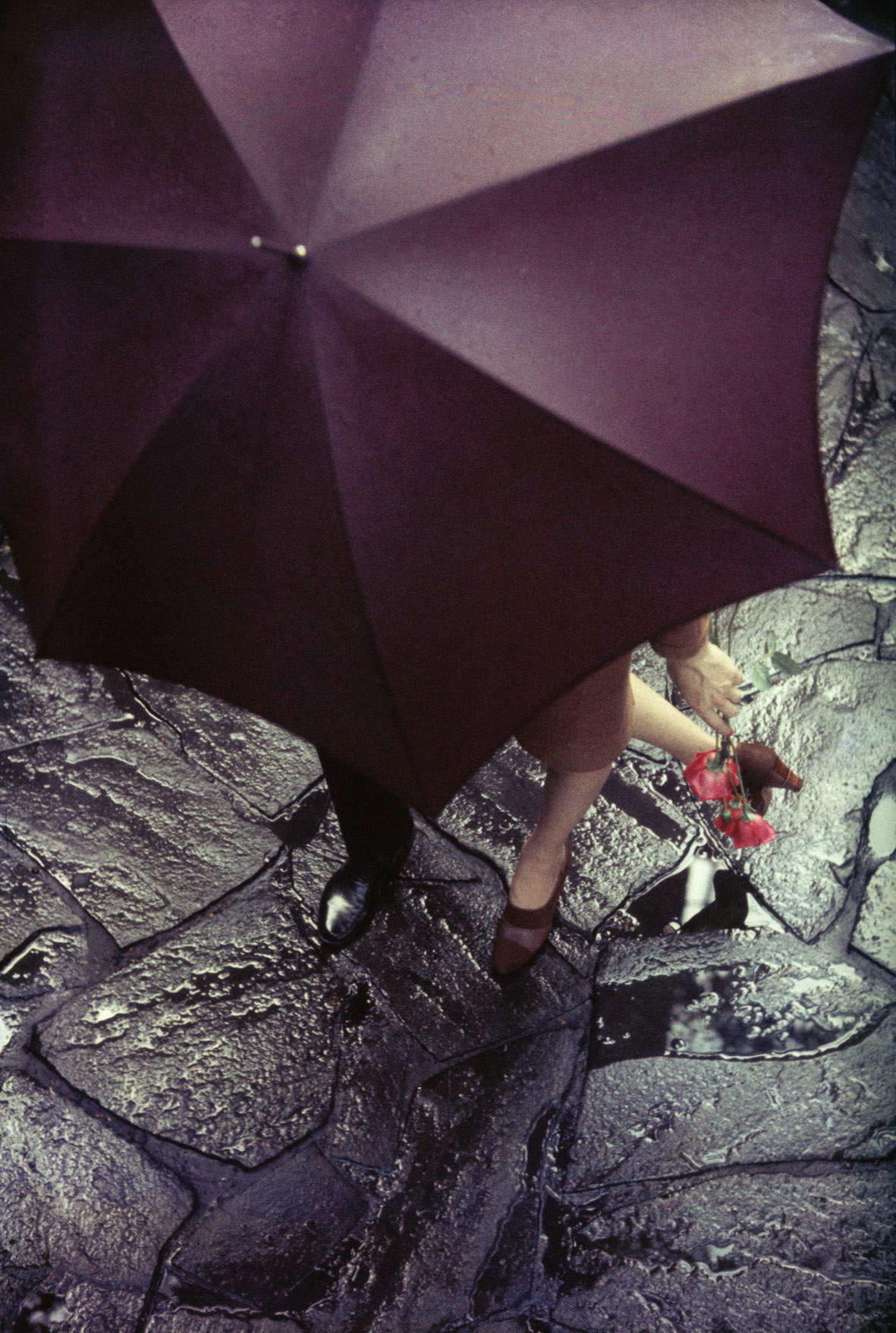 Saul Leiter, Anuncio de Miller Shoes, 1957 &copy; Saul Leiter Foundation
