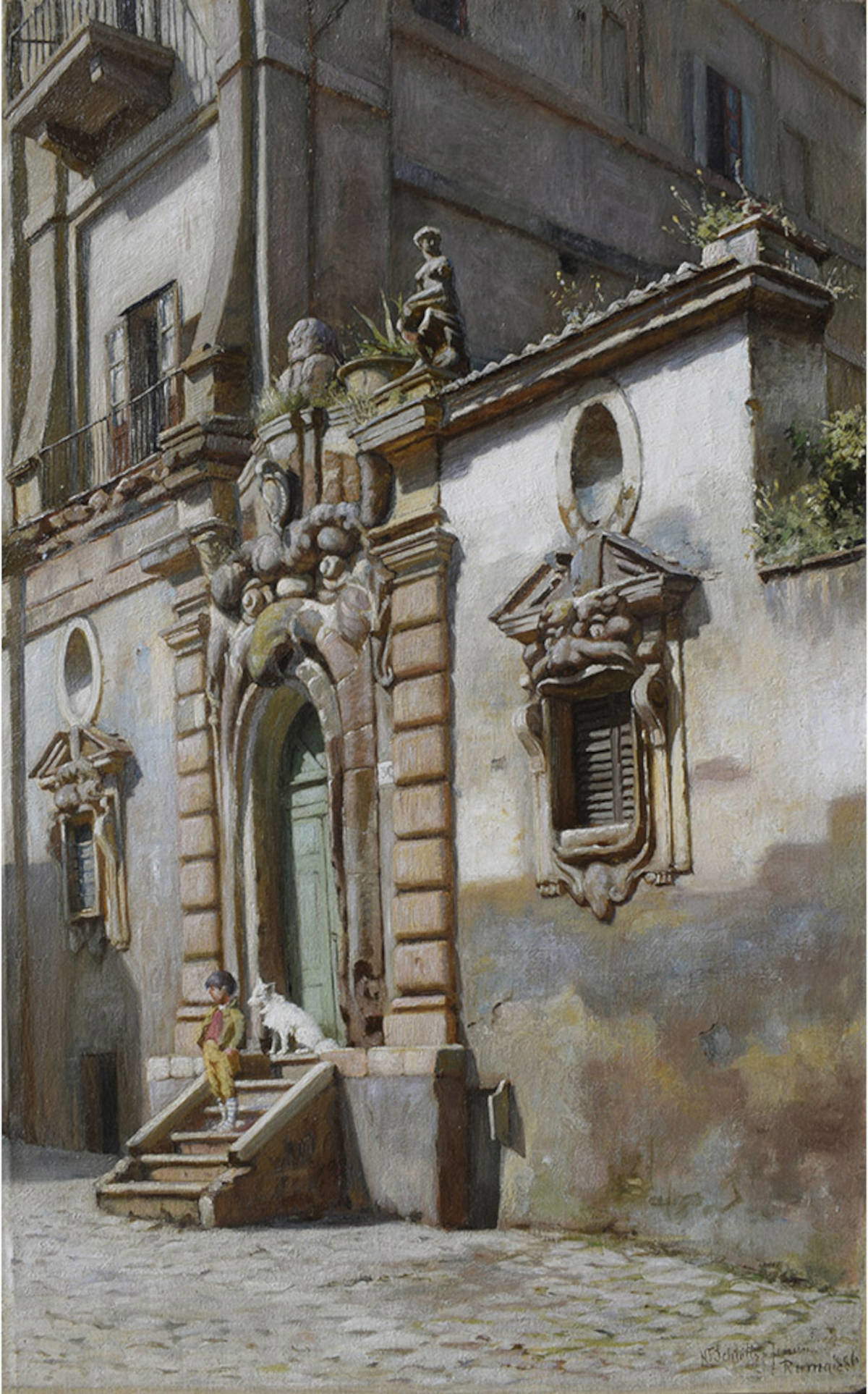 Niels Frederik Schi&oslash;ttz-Jensen, Via Gregoriana