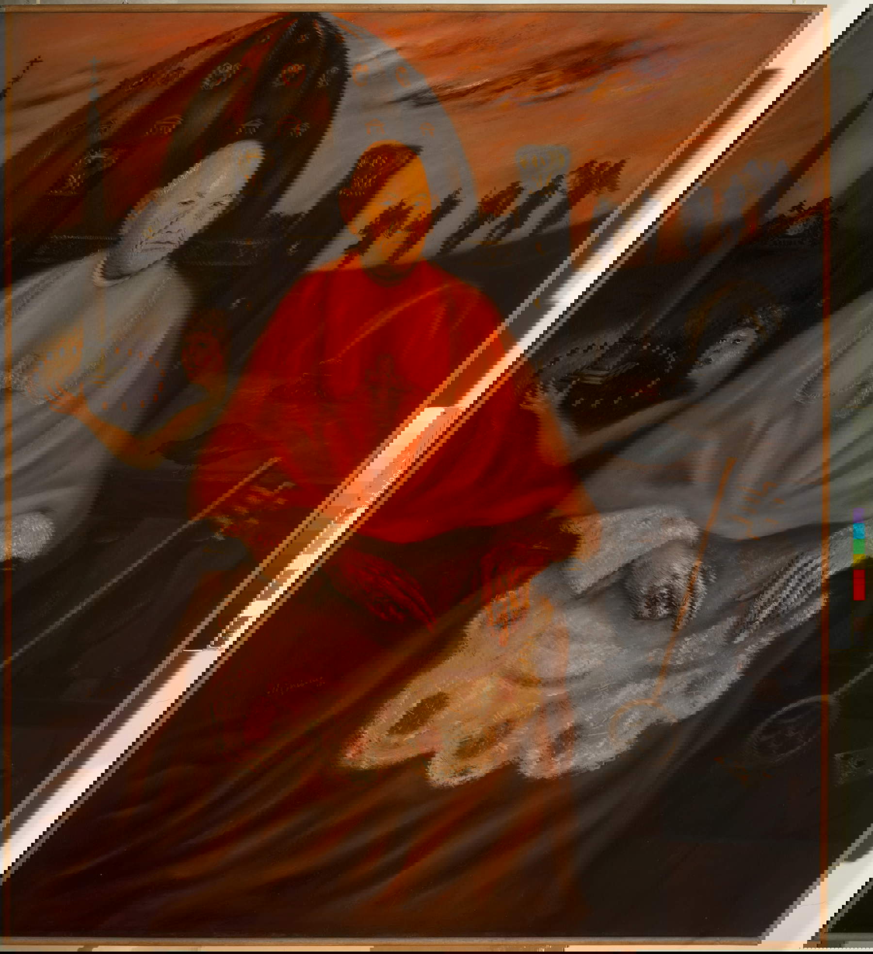 Scipione, The Cardinal Dean (1930; oil on panel; Rome, Galleria d'Arte Moderna, inv. AM 1081)