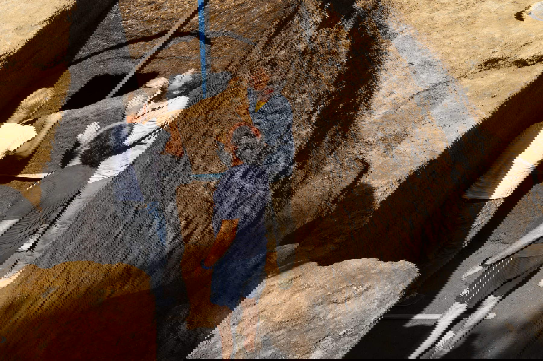 The discovery of the Etruscan tomb in Barbarano Romano