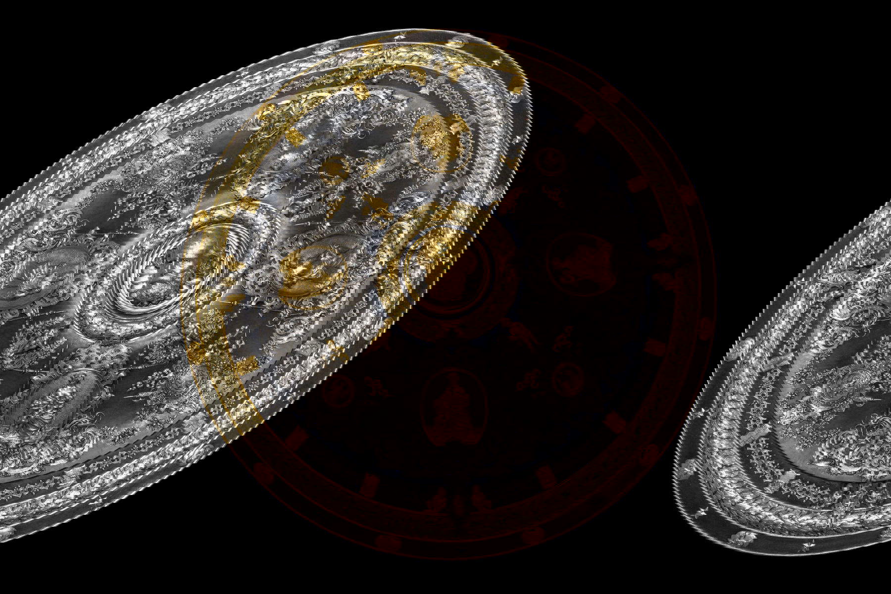 Antonio Ximenes, Bouclier de Garibaldi (bronze ciselé, partiellement doré et argenté)