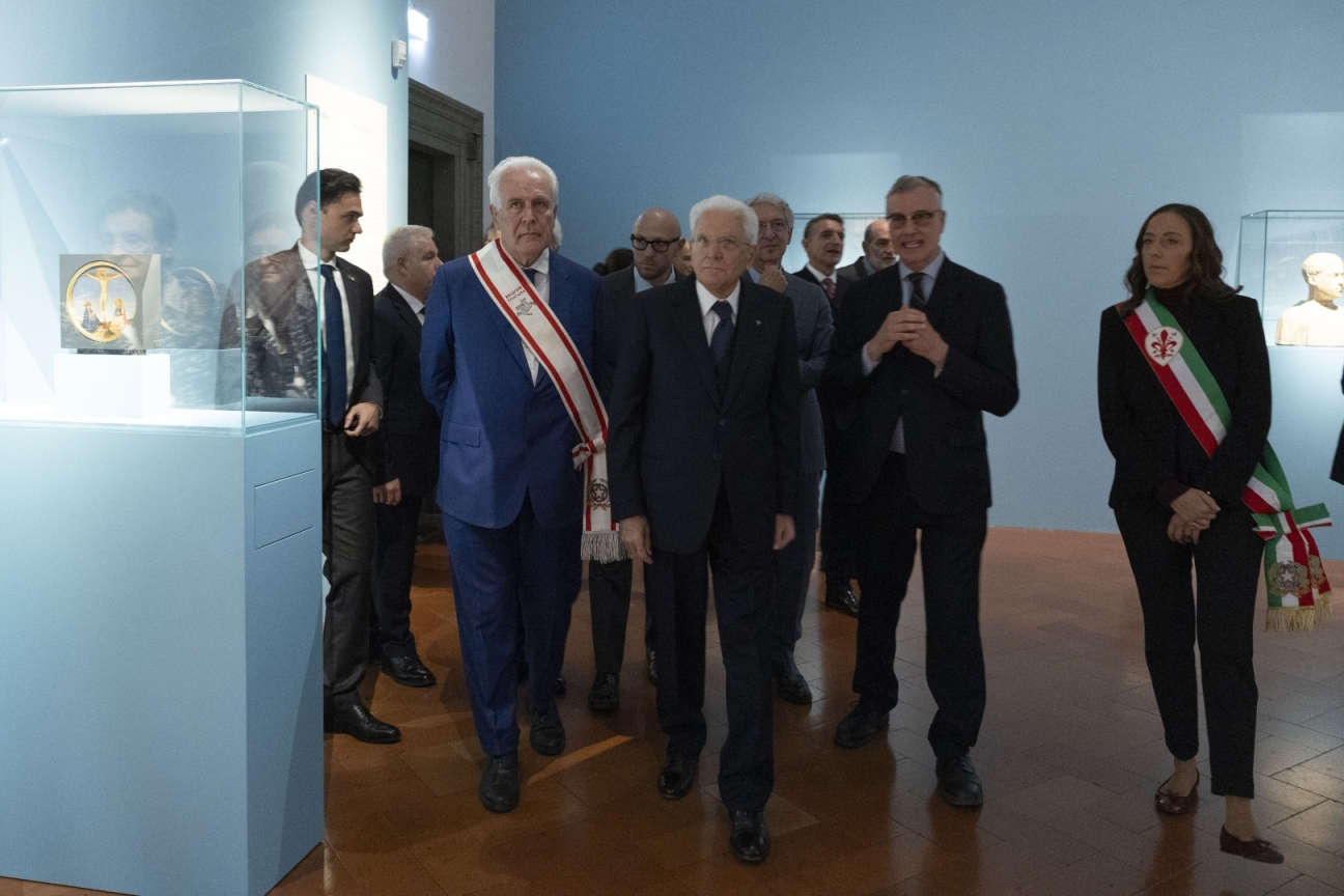 Visita del presidente Sergio Mattarella alla mostra Beato Angelico a Firenze Visita del presidente Sergio Mattarella alla mostra Beato Angelico a Firenze