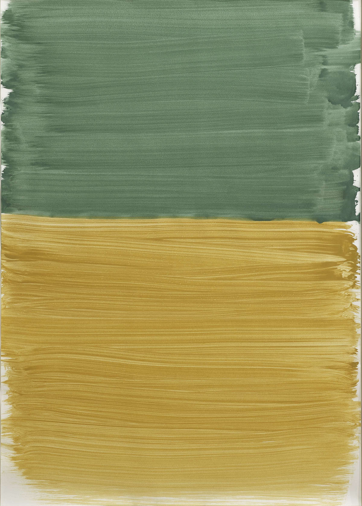 Silvia Bächli, Farbfeld 019 (2024; Gouache auf Papier). Mit Genehmigung der Künstlerin und der Galleria Raffaella Cortese, Mailand - Albisola Silvia Bächli, Farbfeld 019 (2024; Gouache auf Papier). Mit Genehmigung der Künstlerin und der Galleria Raffaella Cortese, Mailand - Albisola