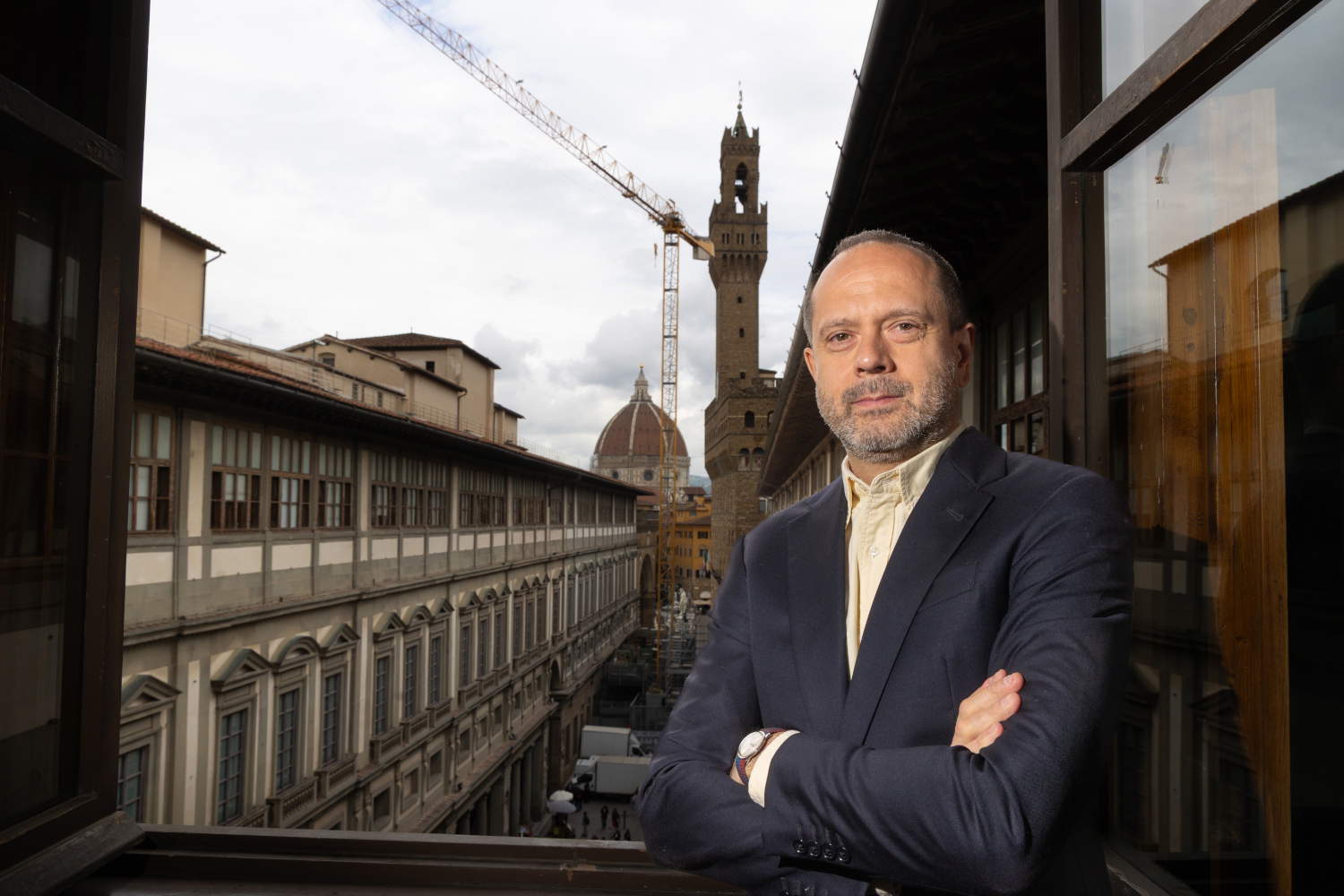 Die Tage des riesigen Uffizien-Krans sind endgültig gezählt: Abbau beginnt vom 16. bis 21. Juni