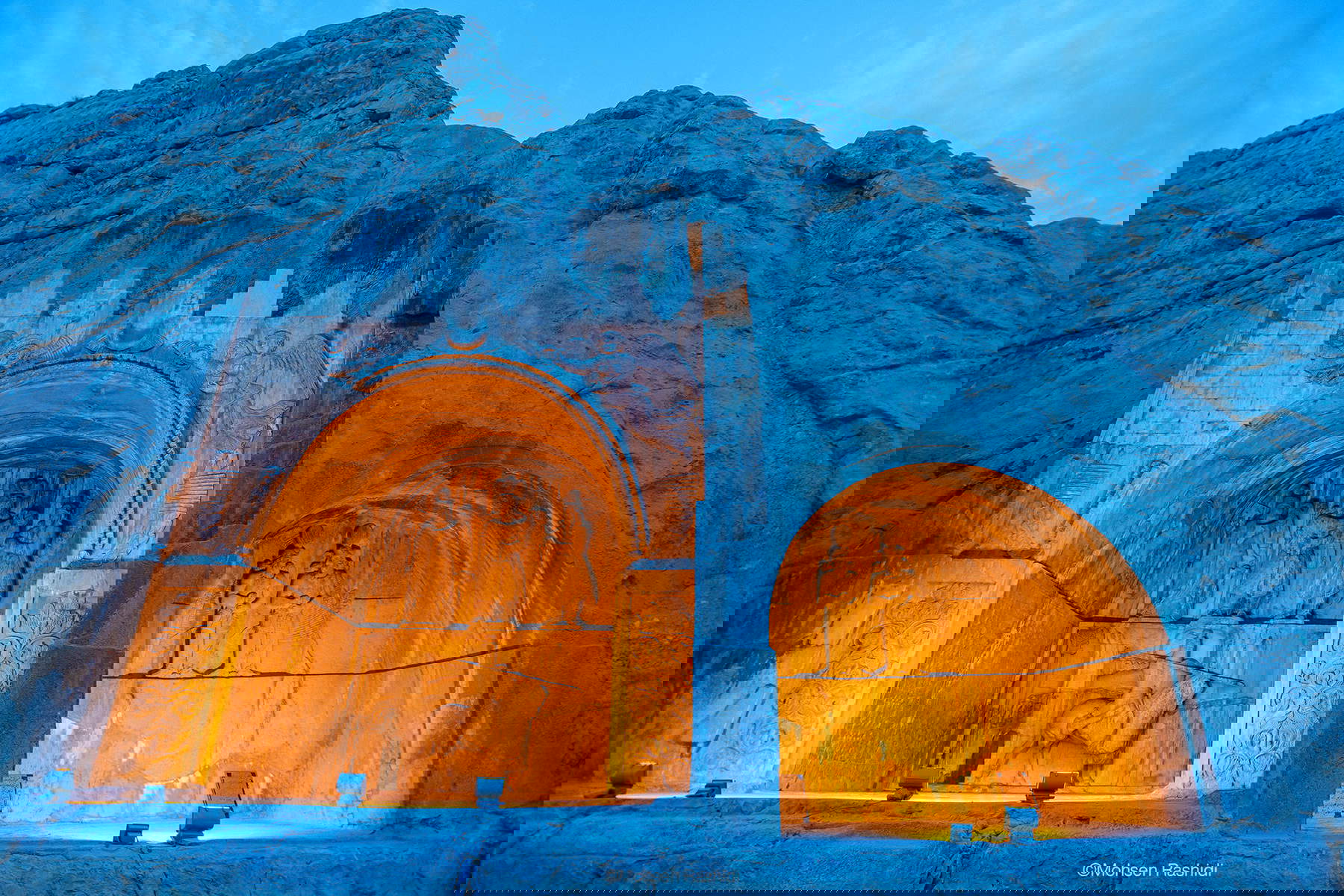 Il sito archeologico di Taq-e Bostan, nei pressi di Kermanshah, Iran. Foto: Rashidi Mohsen