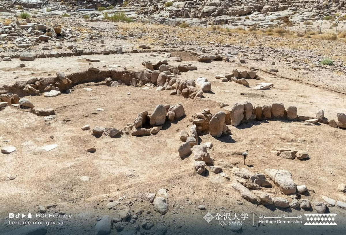 The site of Masyoun not far from the city of Tabuk, Saudi Arabia. Photo: Minister of Culture Bader bin Farhan Alsaud - Instagram profile