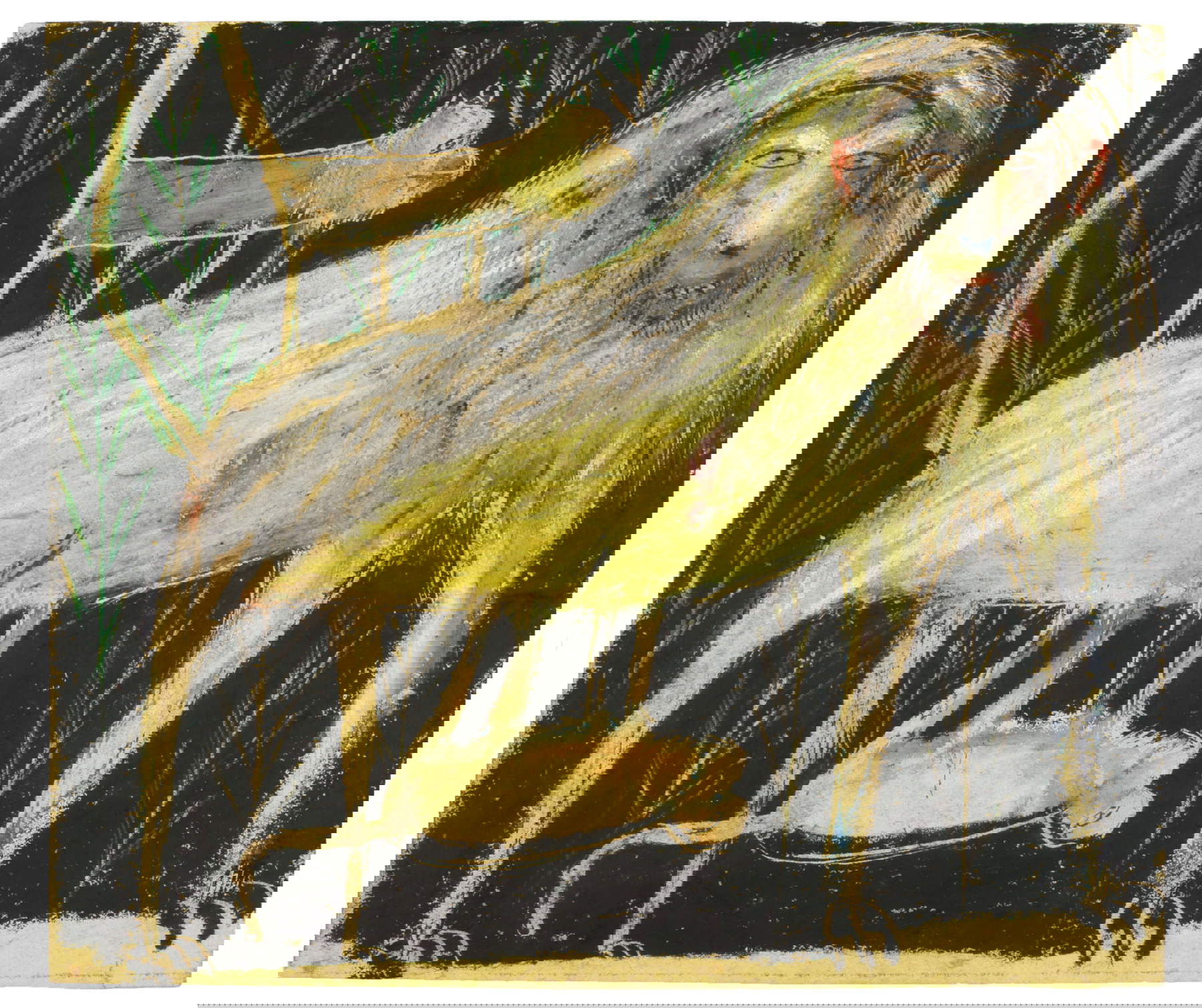 Slavko Kopač, Maternità (1949; pastello su carta, 22,5 x 26,5 cm)