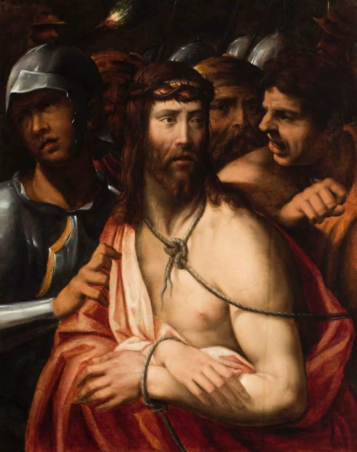 Sodom, Ecce Homo (Öl auf Tafel, 89 x 71 cm; Valencia, Museo de Bellas Artes) Sodom, Ecce Homo (Öl auf Tafel, 89 x 71 cm; Valencia, Museo de Bellas Artes)