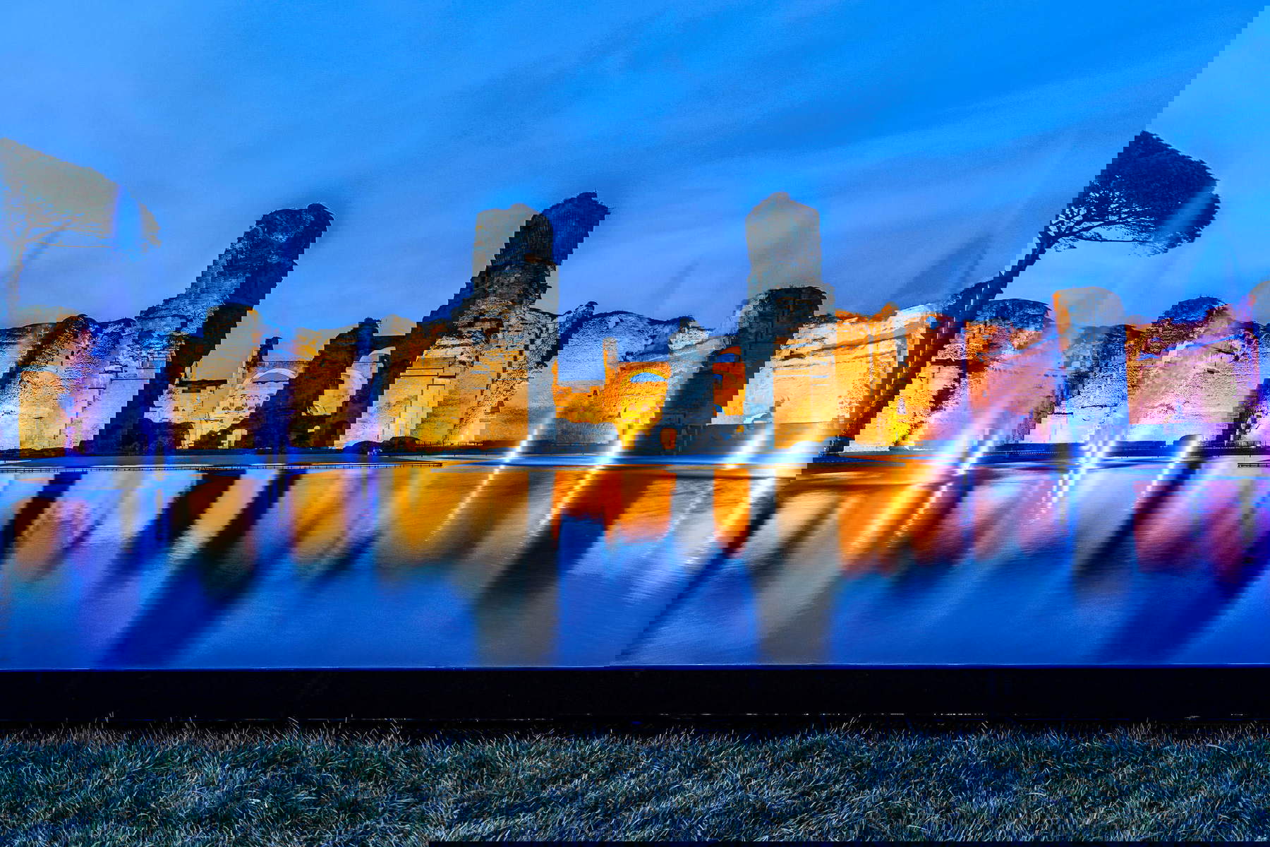 Les thermes de Caracalla. Photo : Fabio Caricchia et Leandro Lentini