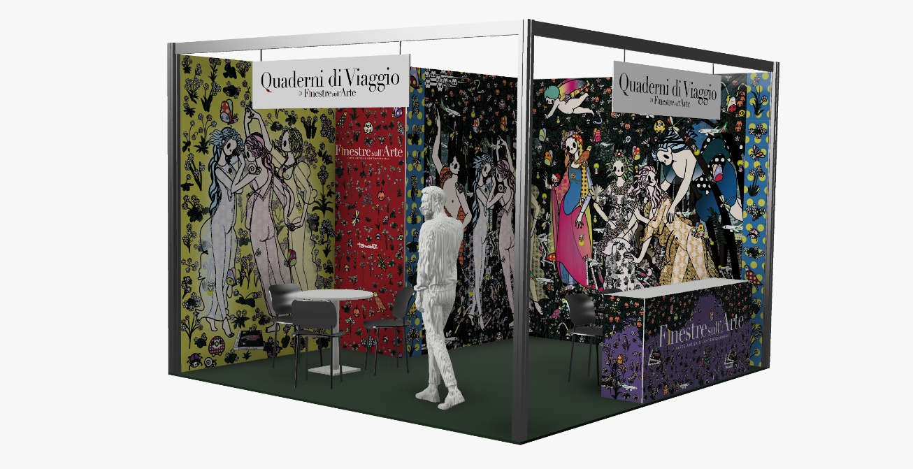 Ventanas al Arte de nuevo este año en la Feria de Turismo de Rimini, con un stand de artistas