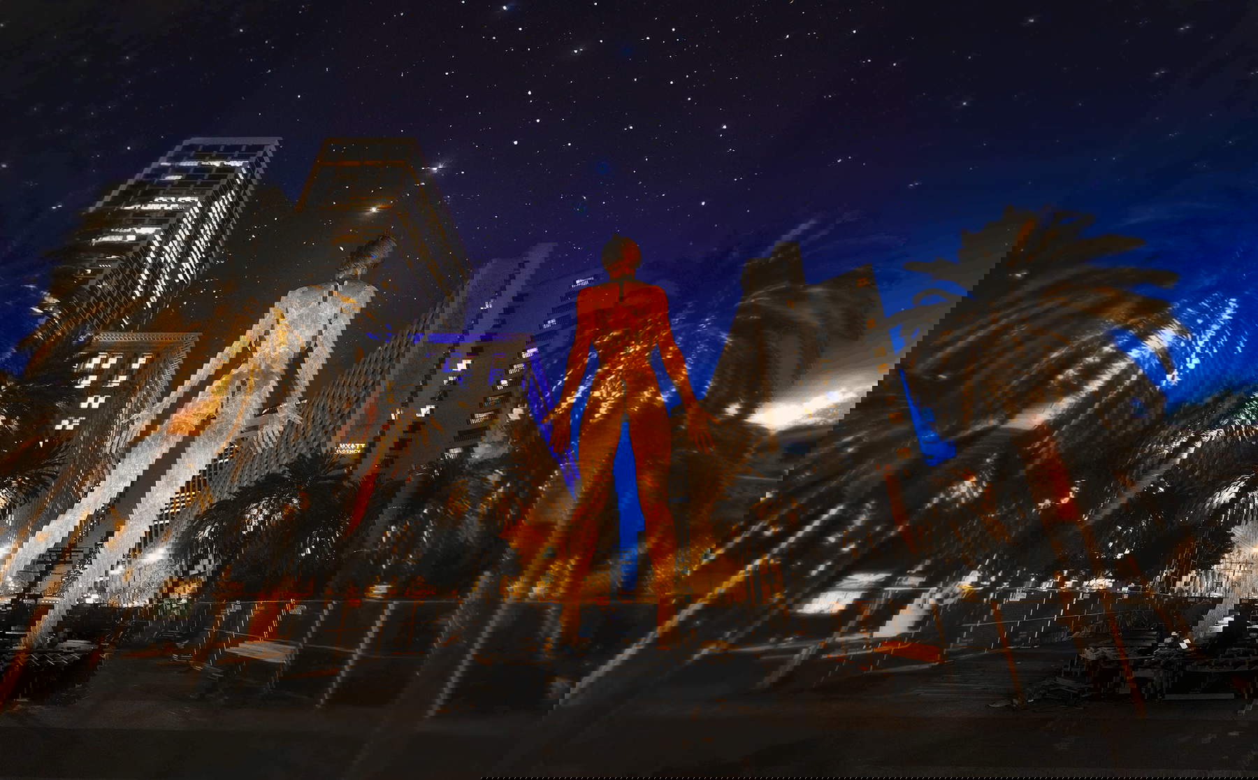 La statua R-Evolution di Marco Cochrane esposta a San Francisco