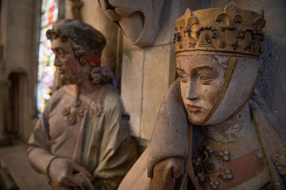 Le statue di Eccardo II e Uta di Naumburg. Foto: Vereinigte Domstifter