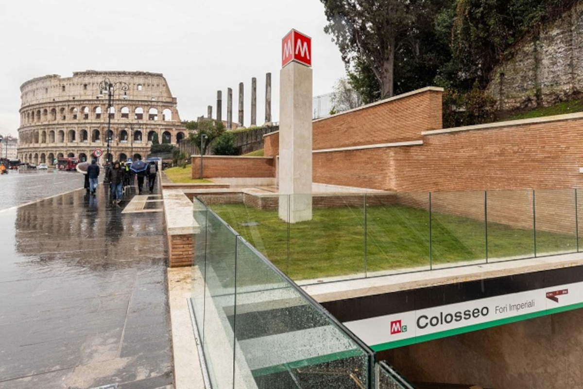 Stazione museo Colosseo/Fori Imperiali. Foto: Comune di Roma