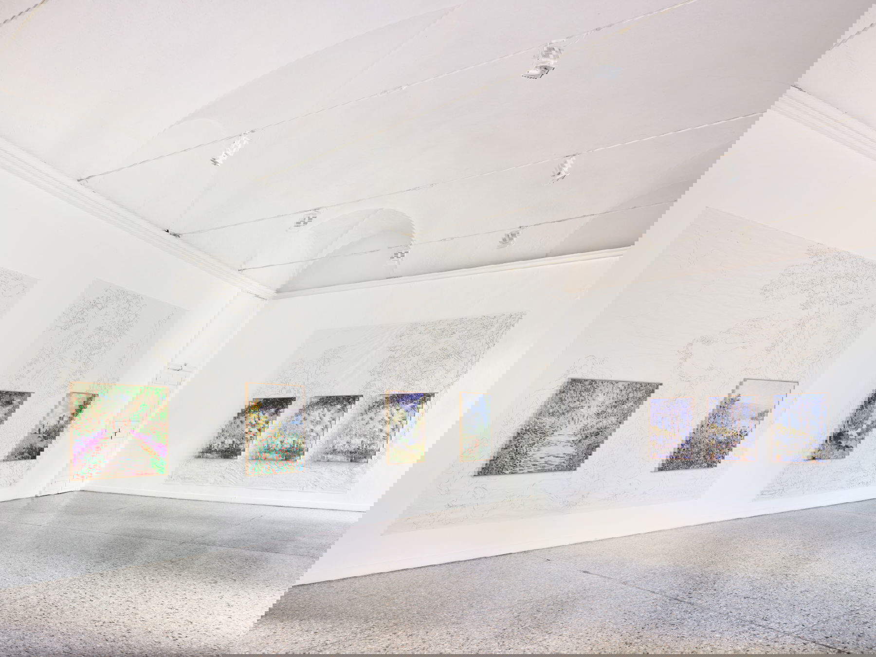 Stefano Arienti, view of the exhibition at the Christian Stein Gallery. Courtesy of Christian Stein Gallery, Milan. Photo Agostino Osio