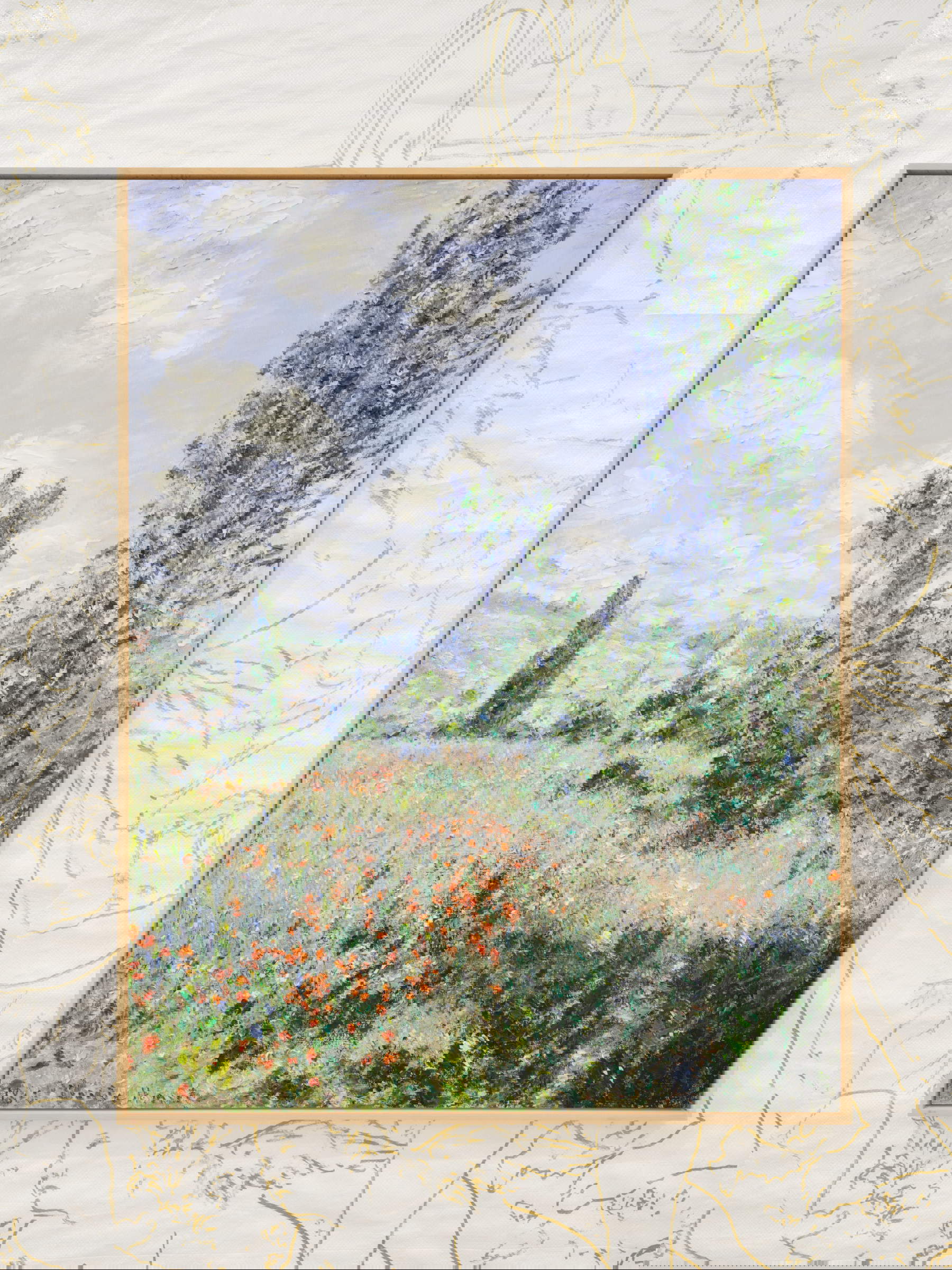 Stefano Arienti, View of V&eacute;theuil (from Monet), (2025). Courtesy of the Christian Stein Gallery, Milan. Photo Agostino Osio