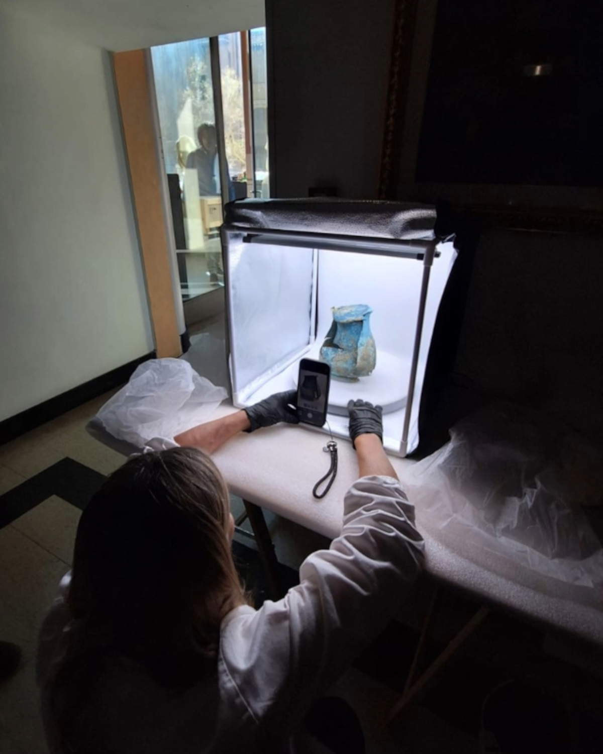 Documentation des artefacts en alliage métallique