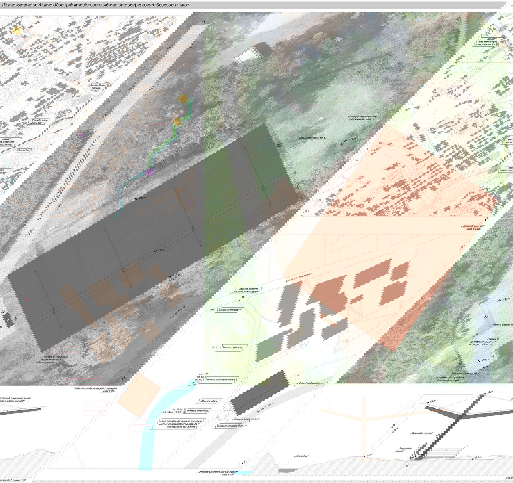 Planimetria. Immagine: Comune di Frosinone