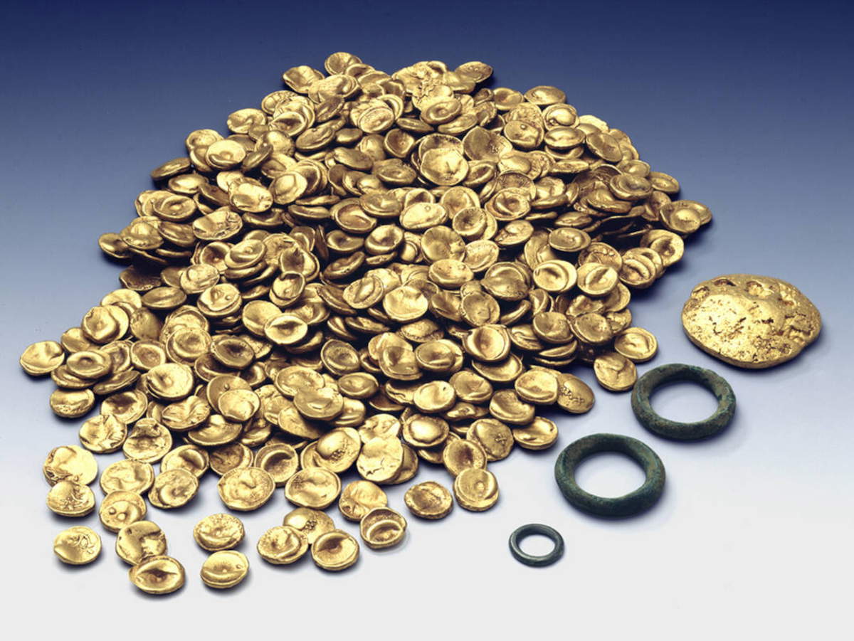 Der keltische Goldschatz von Manching. ASM / Foto: Manfred Eberlein