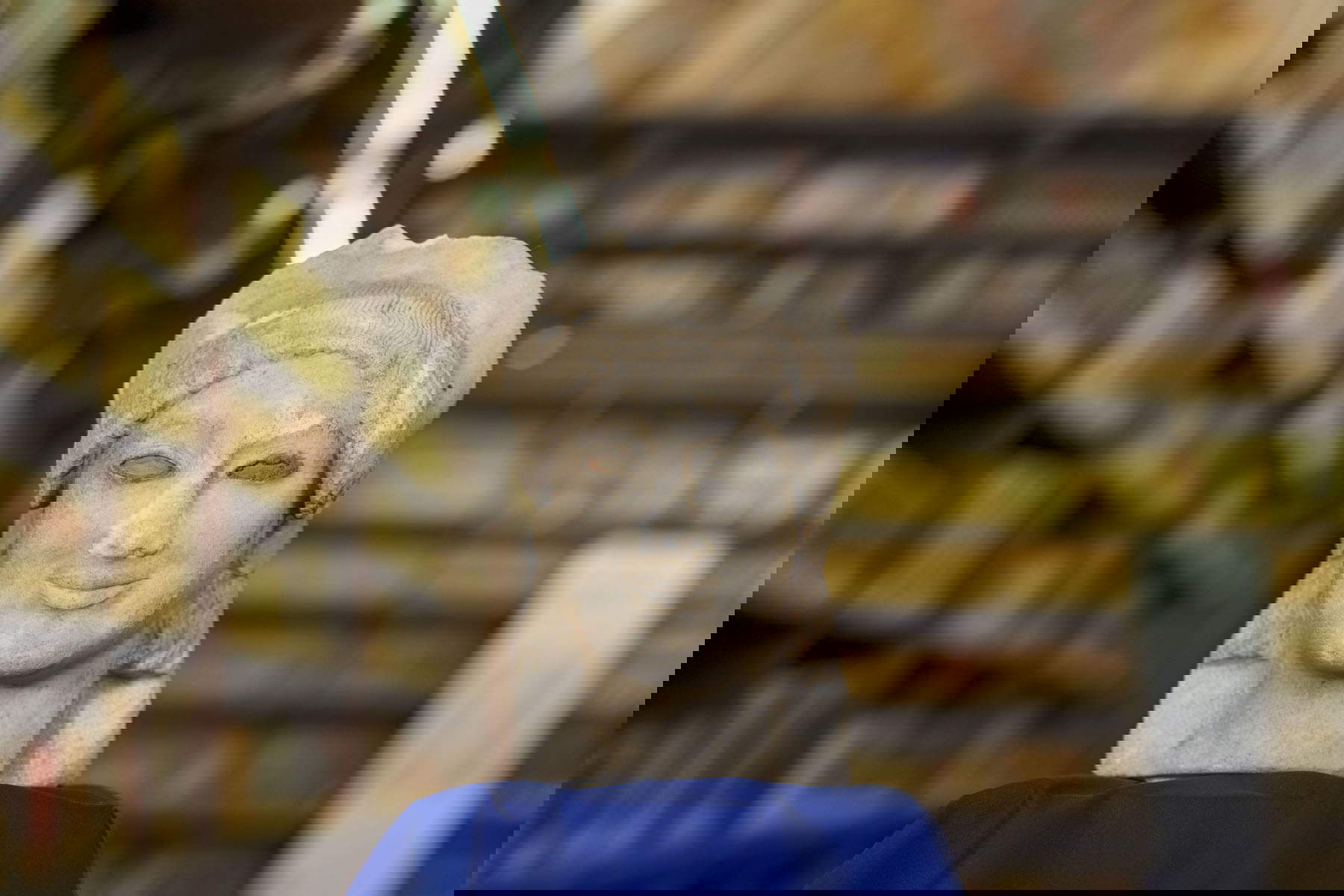 13. The head of the maiden found at Vulci. Photo &copy; Ministry of Culture