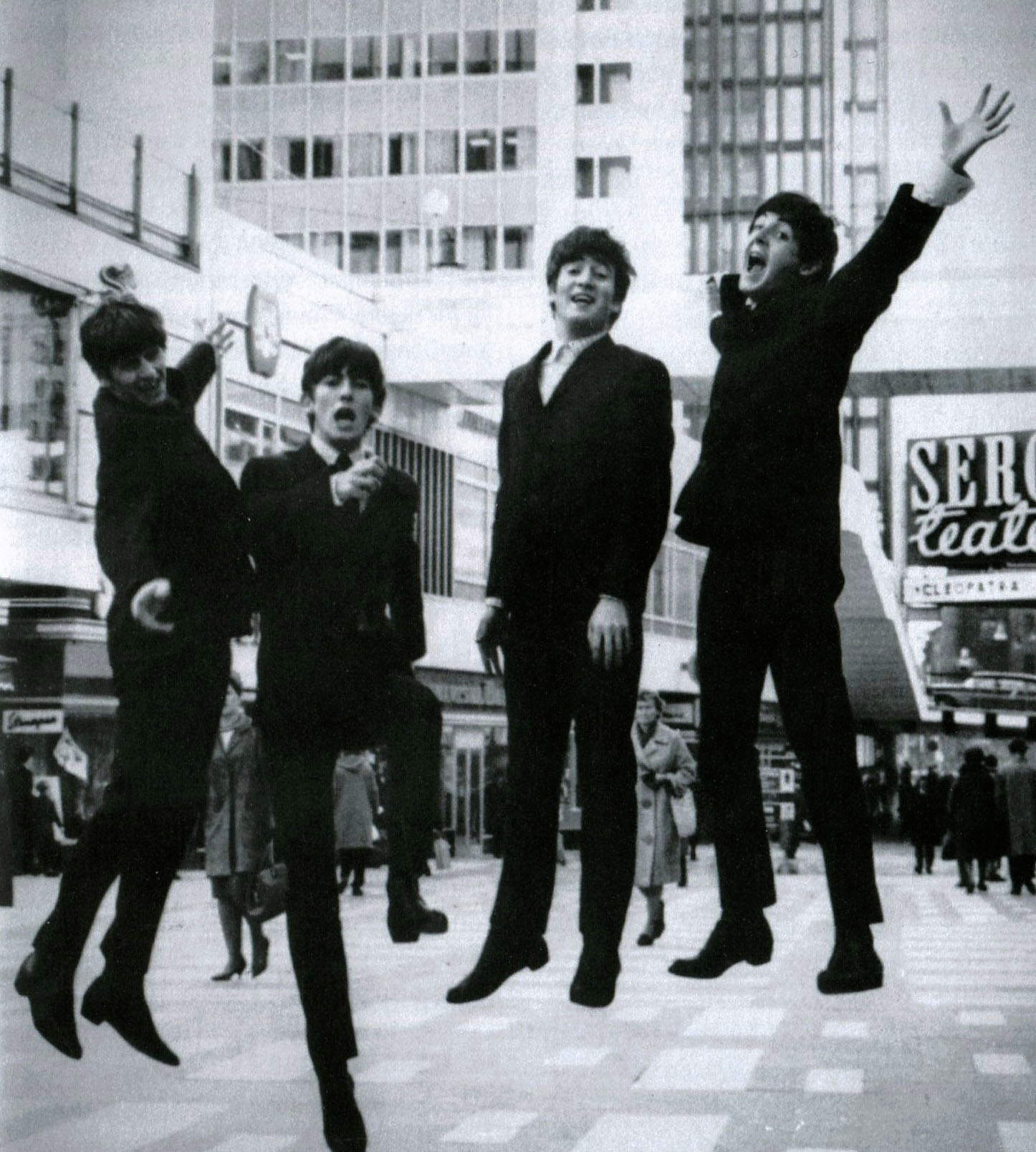 The Beatles, H&ouml;torgscity, Stoccolma (1963) Foto: Wikimedia Commons