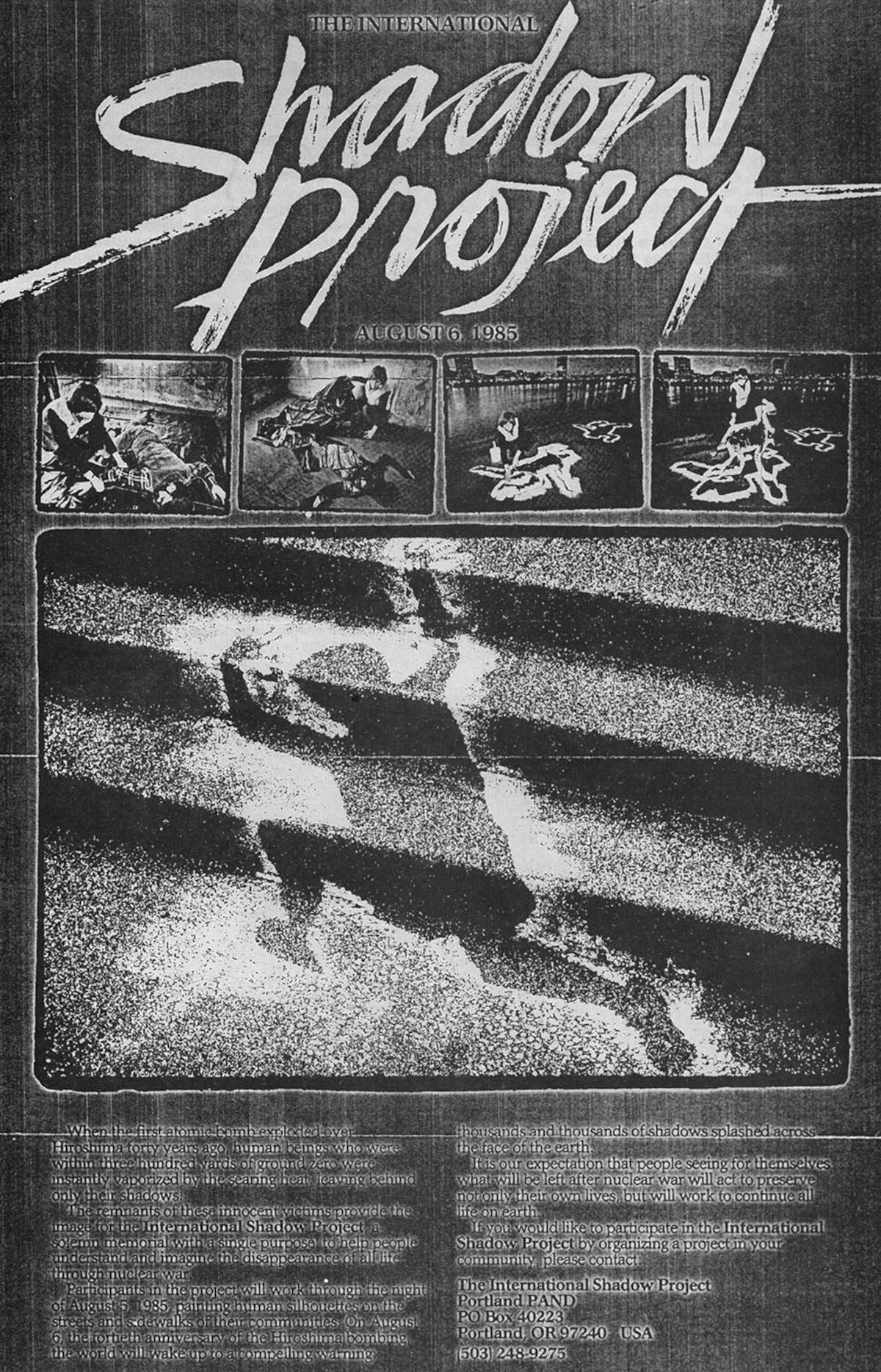 Shadow Project poster. Photo: Artpool Műv&eacute;szetkutat&oacute; K&ouml;zpont, 2025