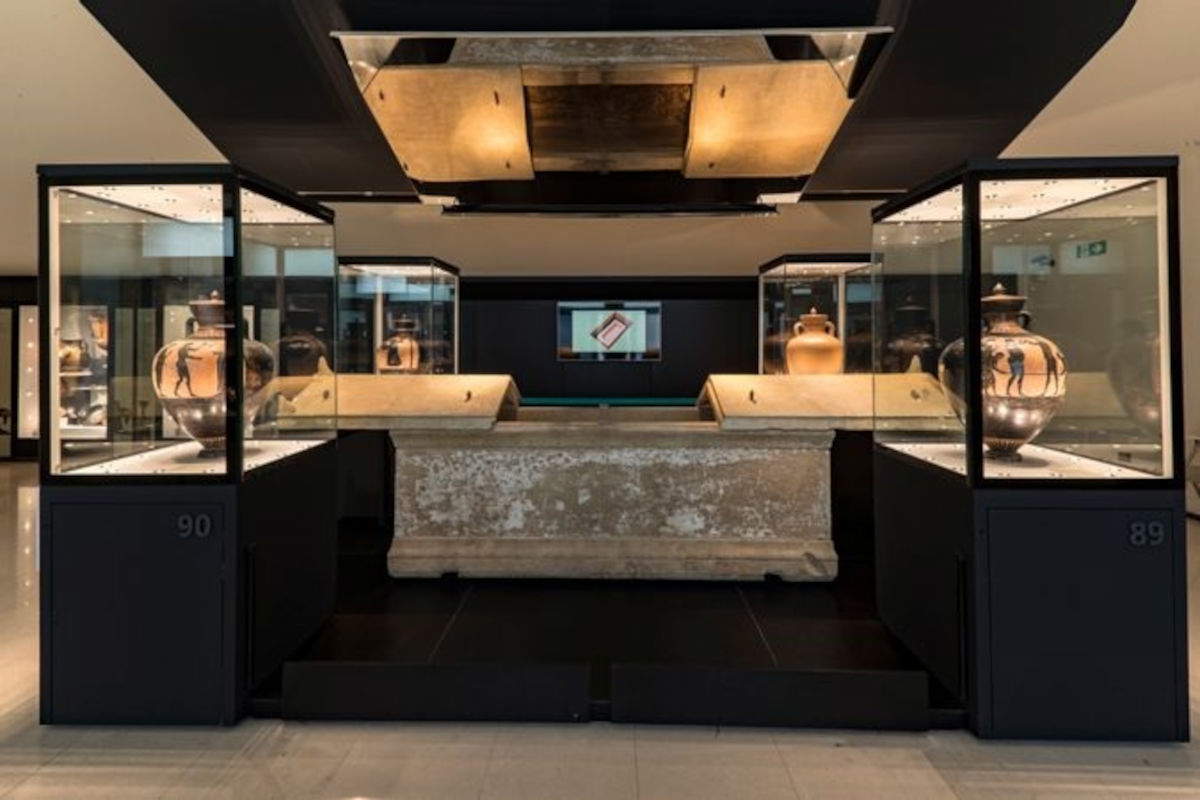 La Tumba del Atleta en Taranto (Taranto, Museo Arqueológico Nacional) Foto: MArTA Museo Arqueológico Nacional